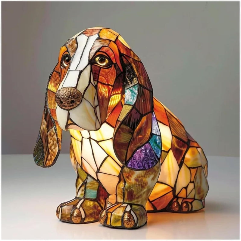 Puppy Art | LED Desk Lamp with Glare-Free Lighting & Unique Resin Design for Cozy Ambiance 10