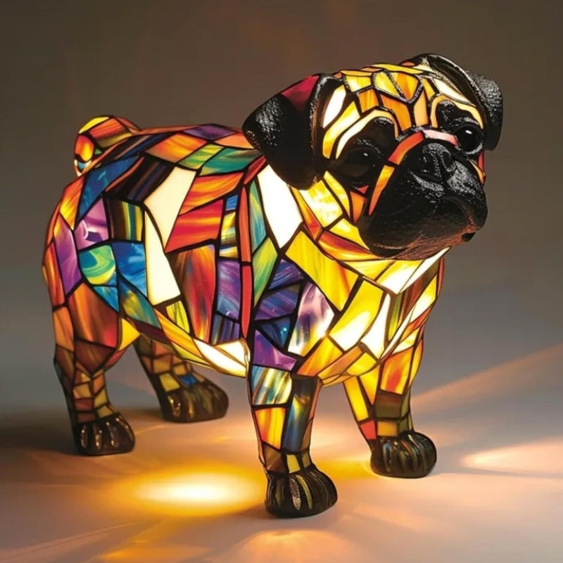 Puppy Art | LED Desk Lamp with Glare-Free Lighting & Unique Resin Design for Cozy Ambiance 15