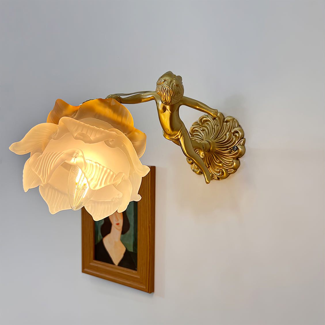 Freyza | Applique murale intérieure en verre – Chambre, salon