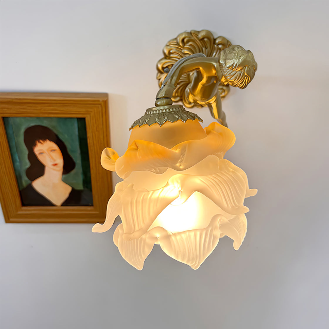 Freyza | Applique murale intérieure en verre – Chambre, salon