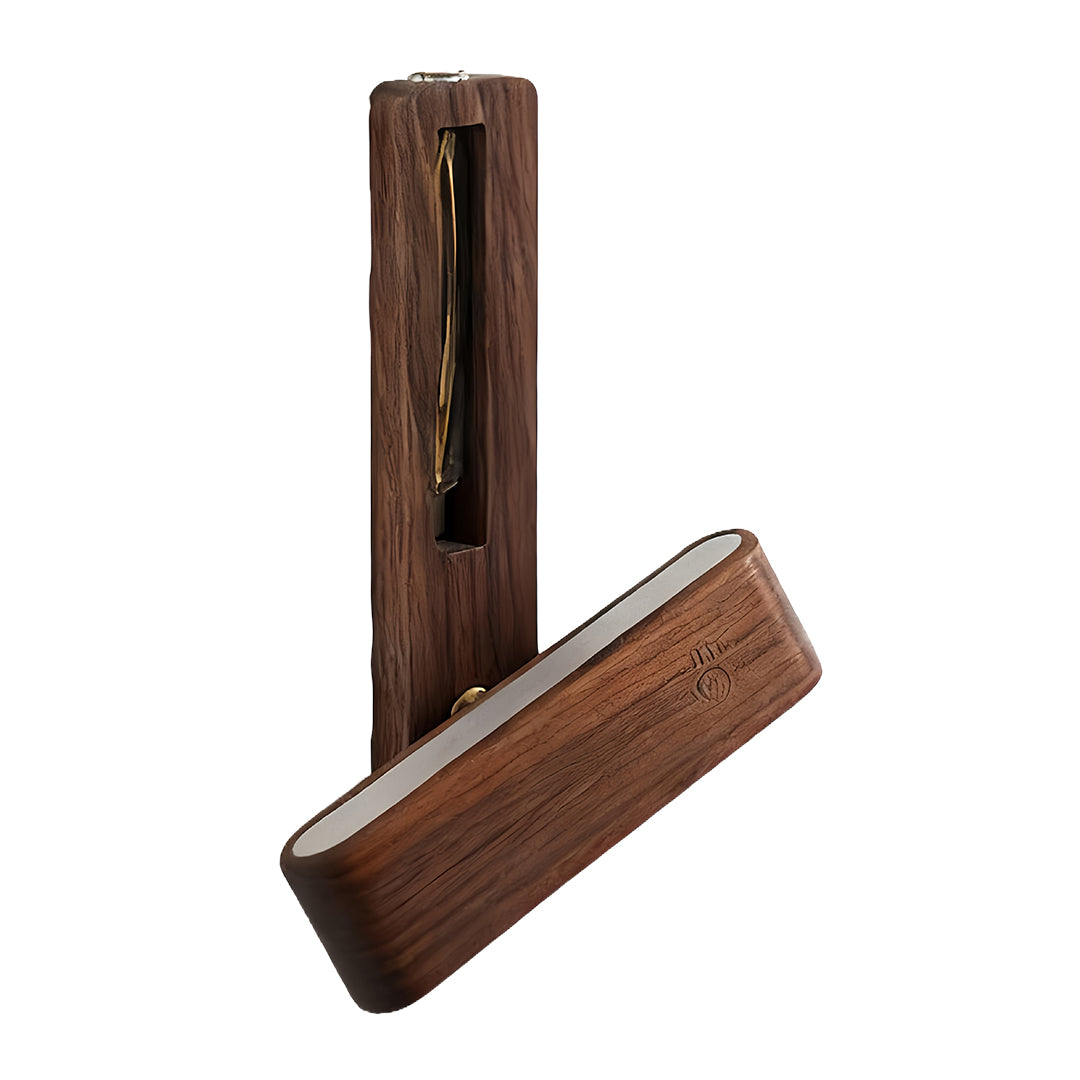 Freyza - LED Wall Sconce Light – Minimalist Wooden Magnetic USB Rechargeable (12x4cm / 4.7x1.5in)