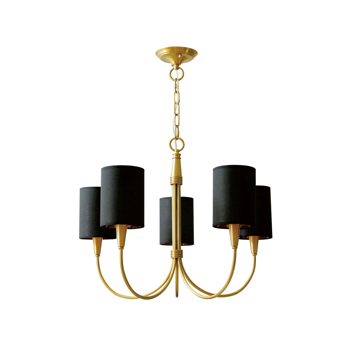 Freyza | Armira Vintage Industrial Fabric Chandelier – Industrial Dining Room Living Room