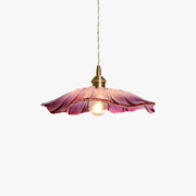 Plafonnier affleurant en verre fleuri Freyza | Calia – chambre, couloir, cuisine