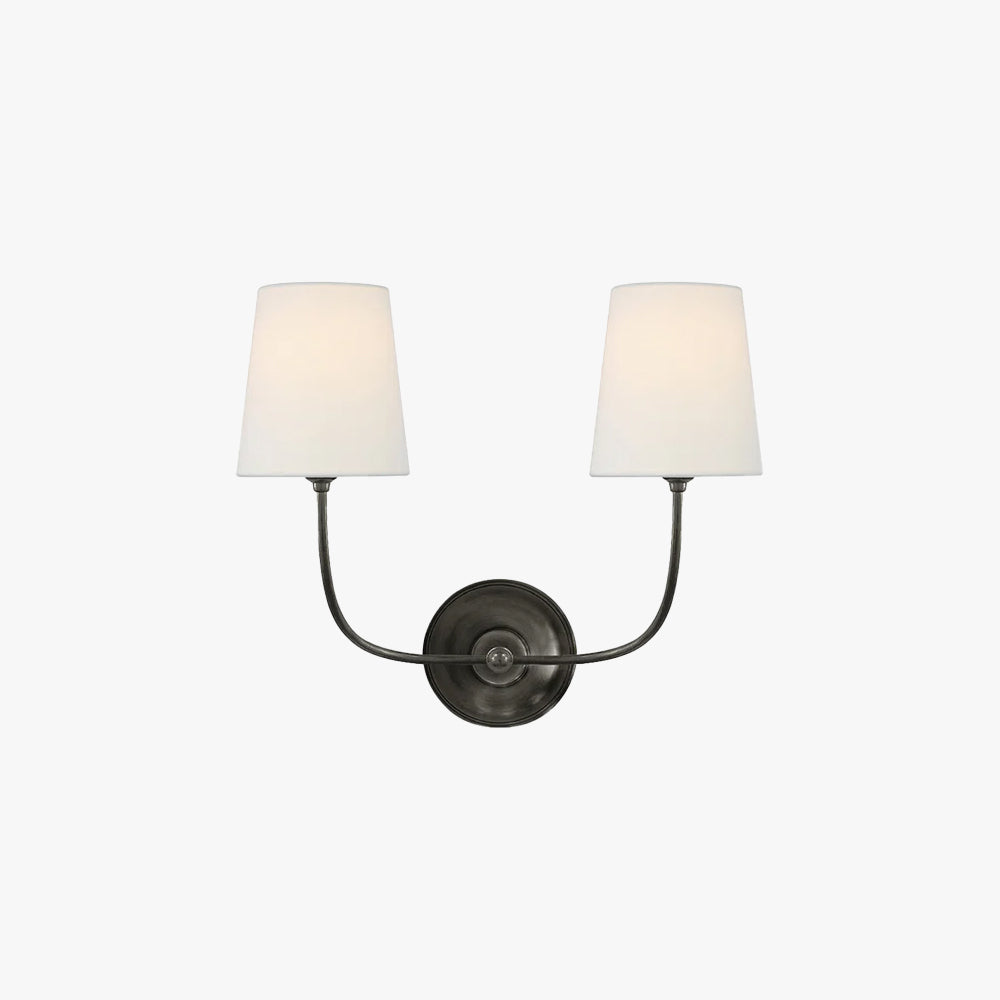 Freyza | Applique murale intérieure noir bronze – chambre, salon