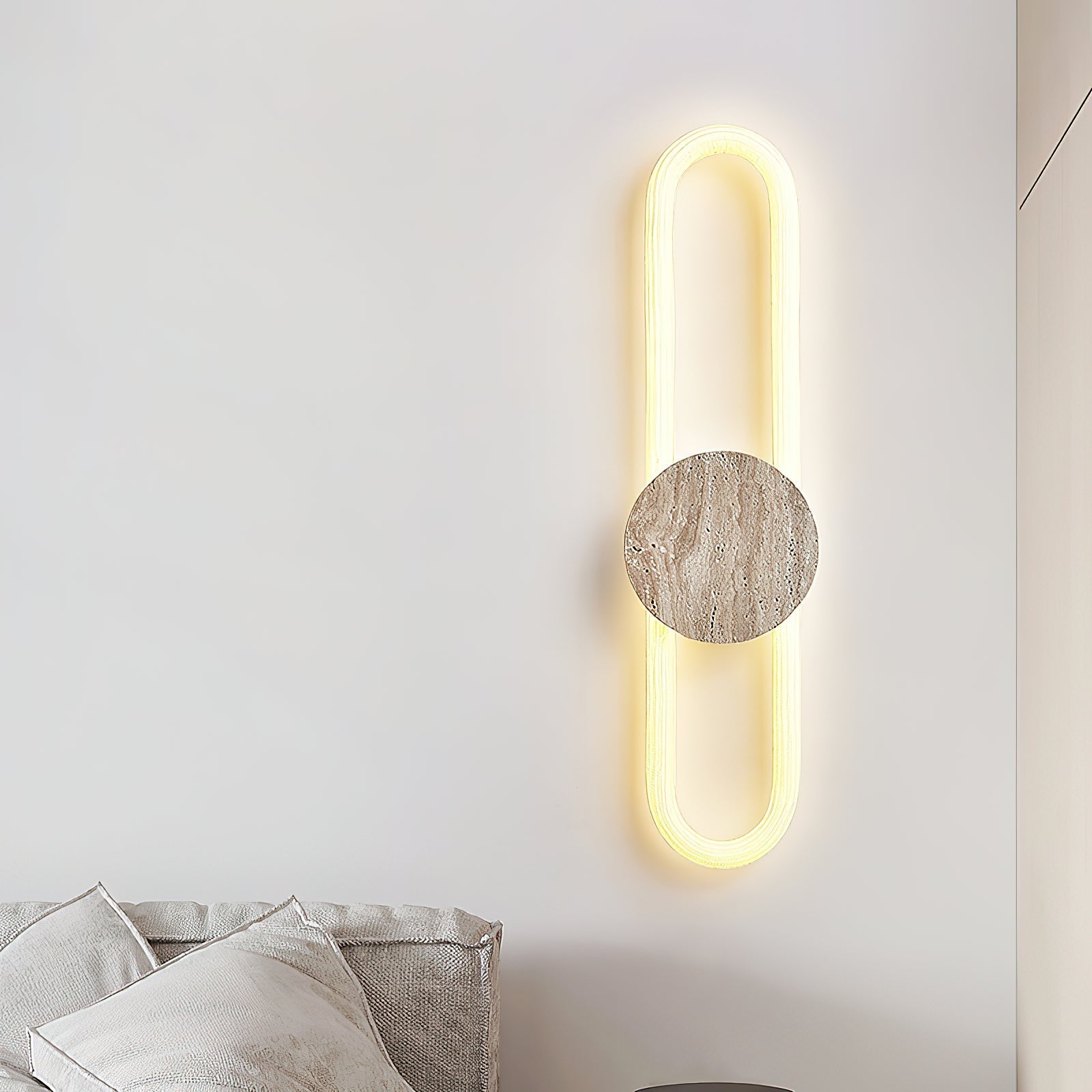 Freyza | Avynor Travertine Wall Wall Light – Bedroom Hallway