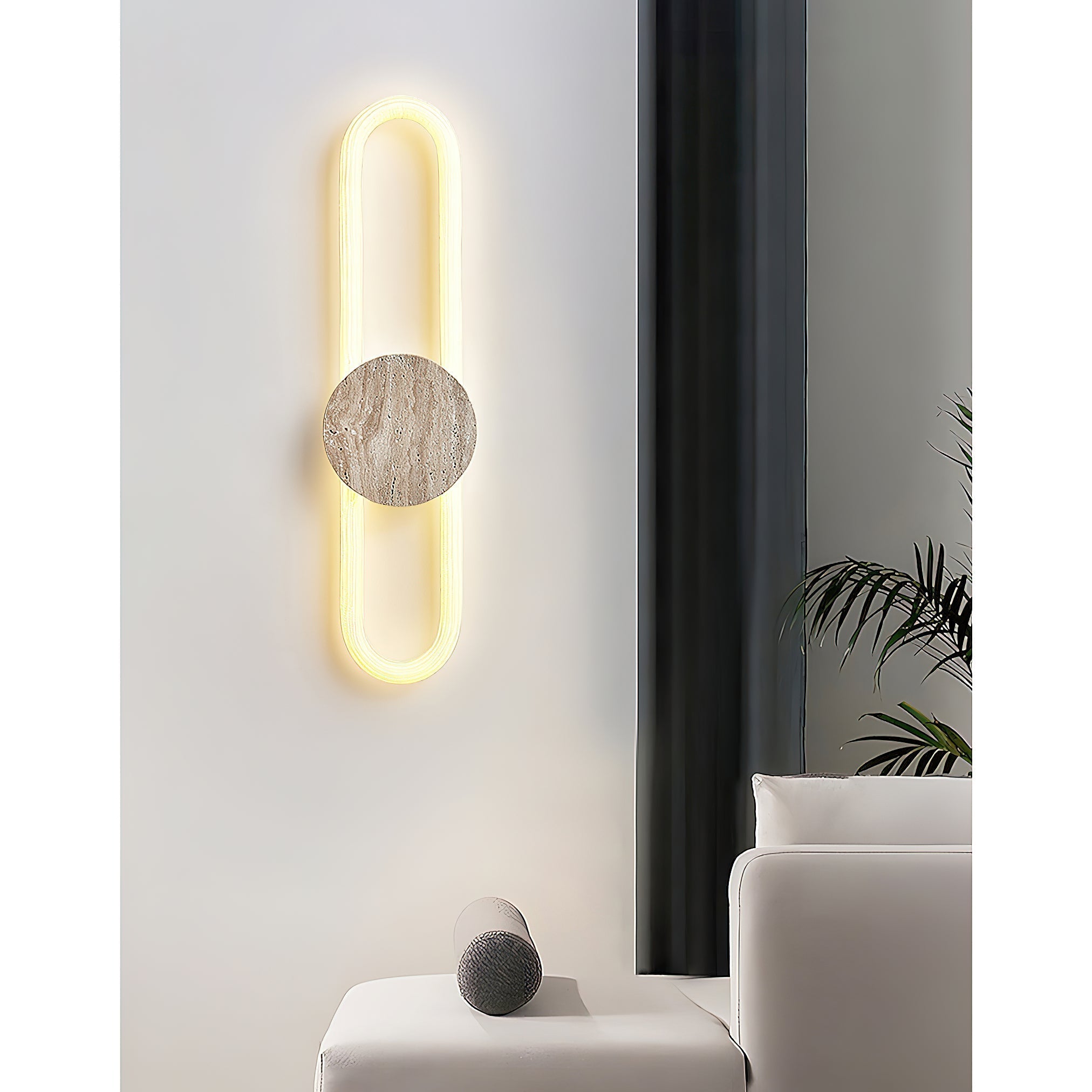 Freyza | Avynor Travertine Wall Wall Light – Bedroom Hallway