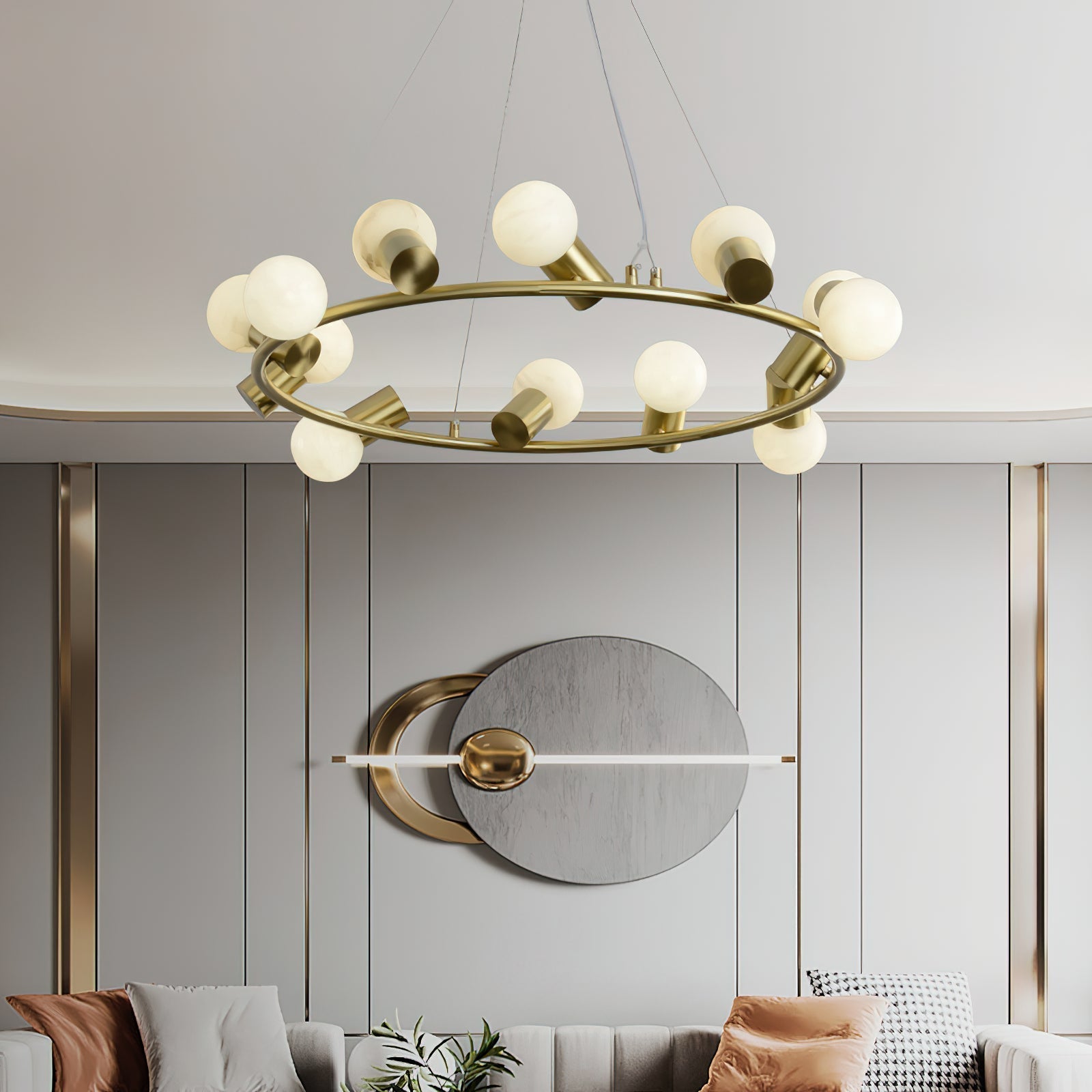 Freyza | Nyphaiel Postmodern Luxury Chandelier – Modern Dining Room Living Room