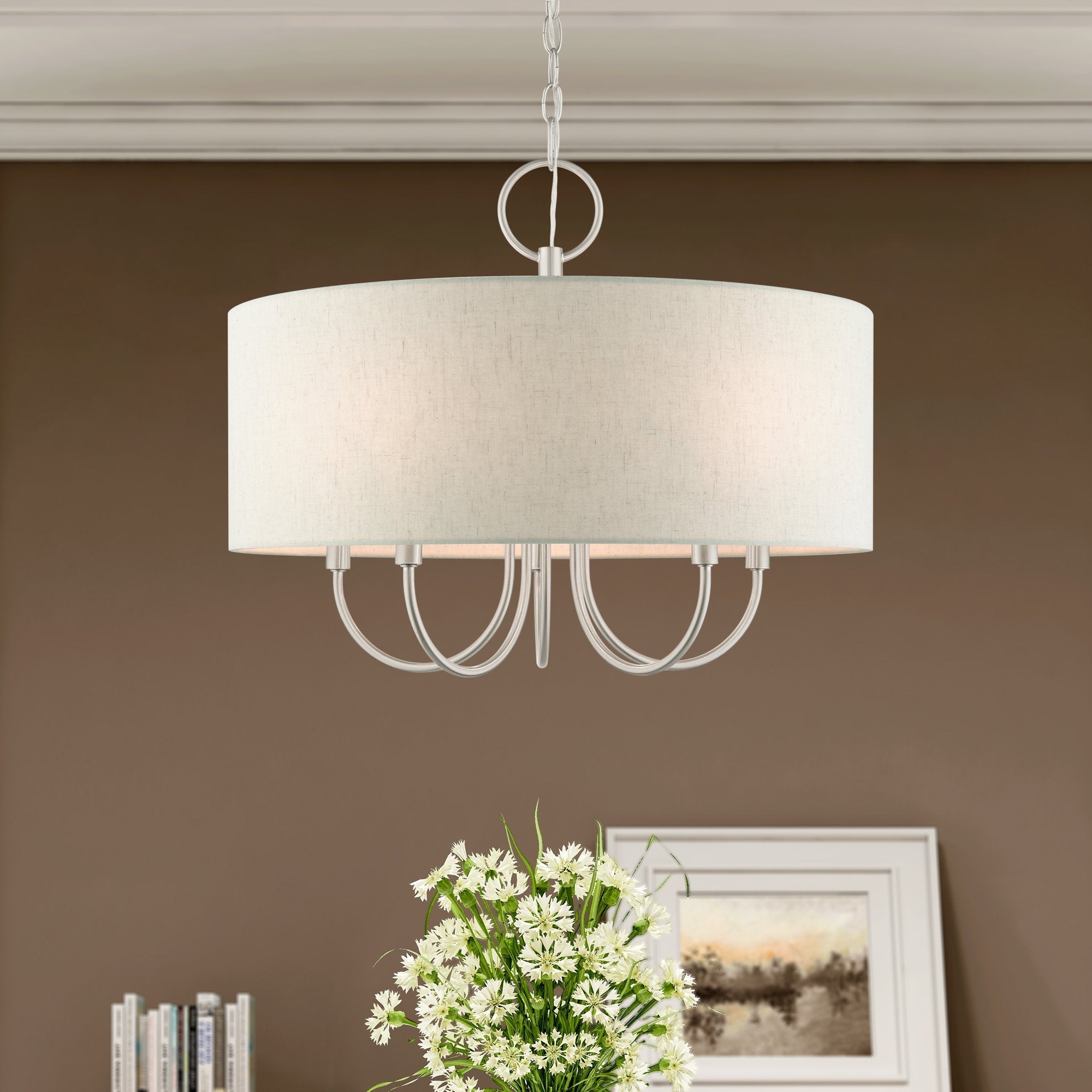 Freyza | Ovyneth Classic Vintage Fabric Chandelier – Vintage Dining Room Living Room