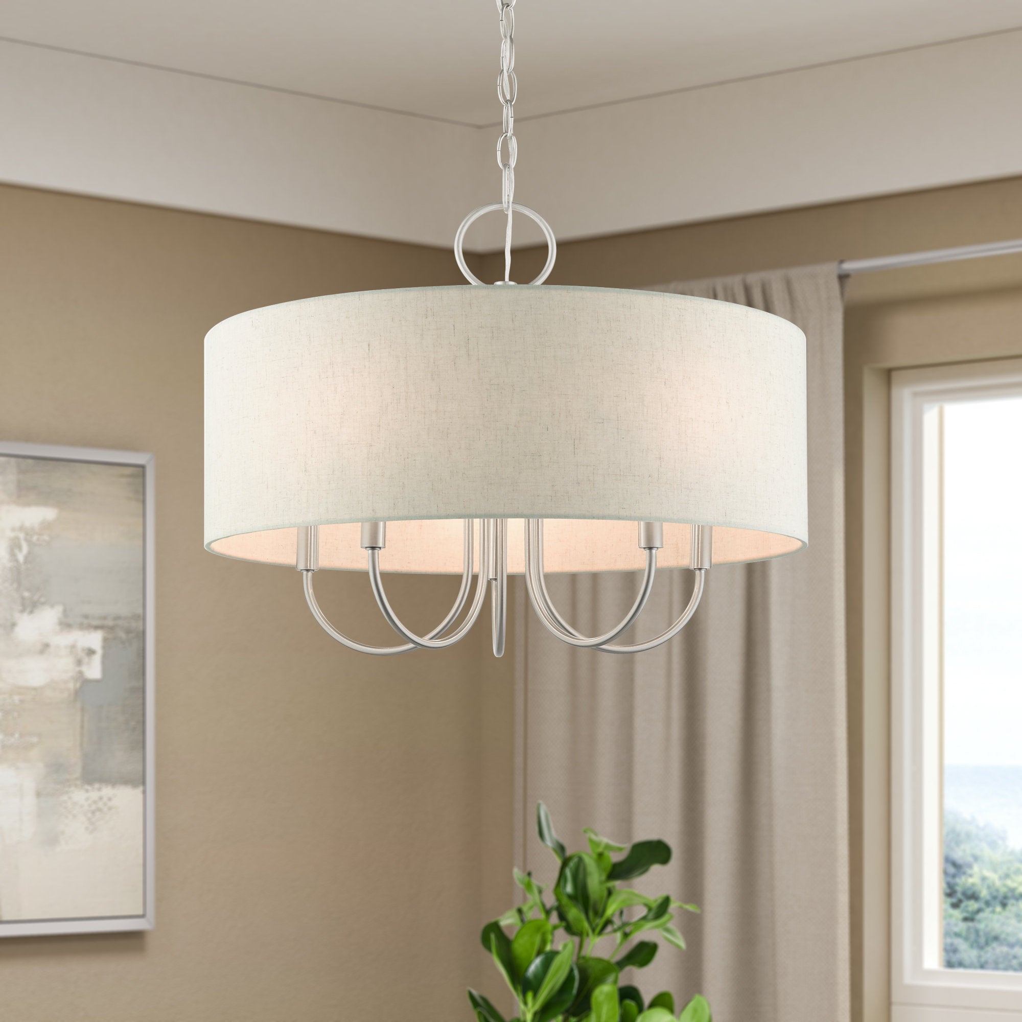 Freyza | Ovyneth Classic Vintage Fabric Chandelier – Vintage Dining Room Living Room