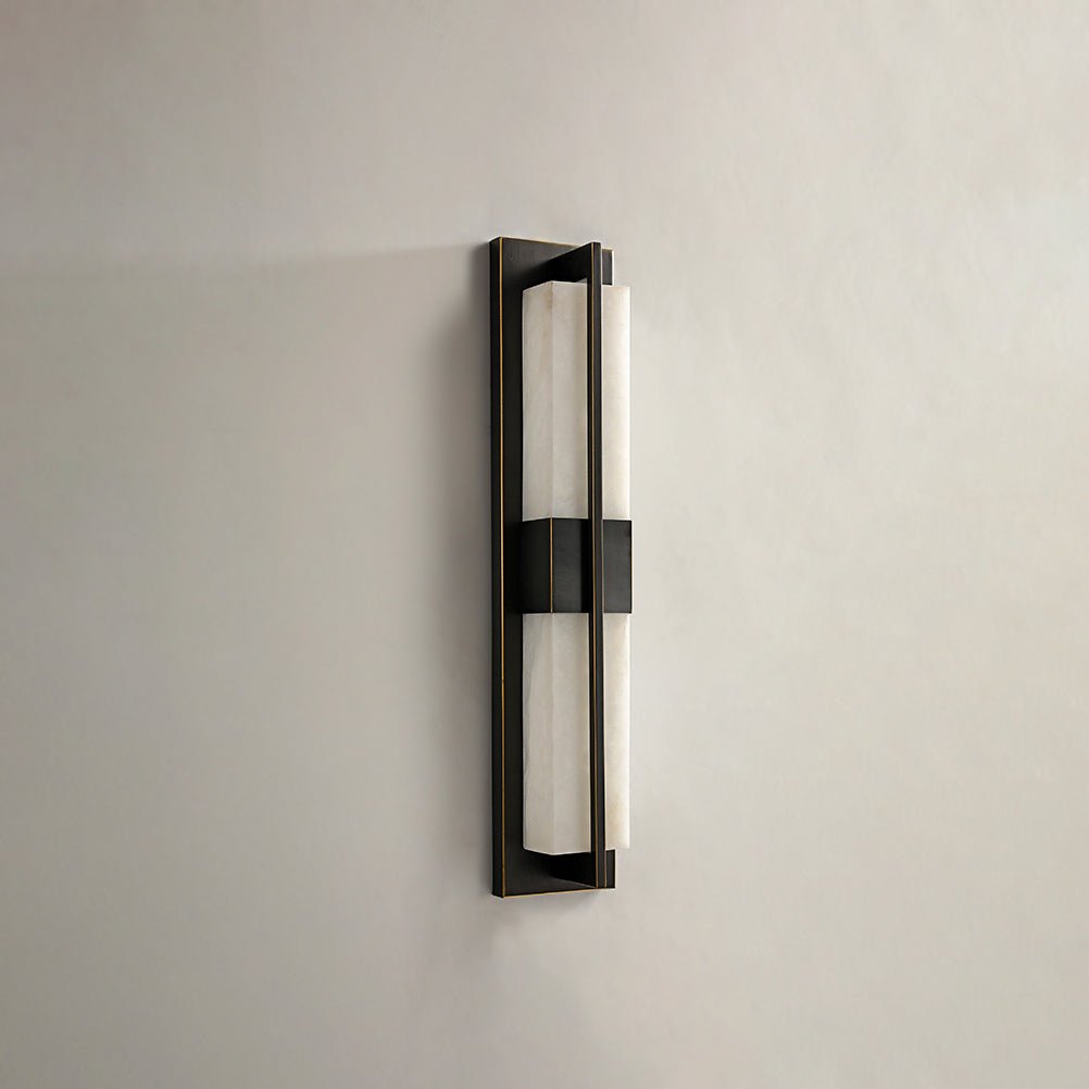 Freyza | Applique murale en laiton albâtre Caspian – chambre, couloir