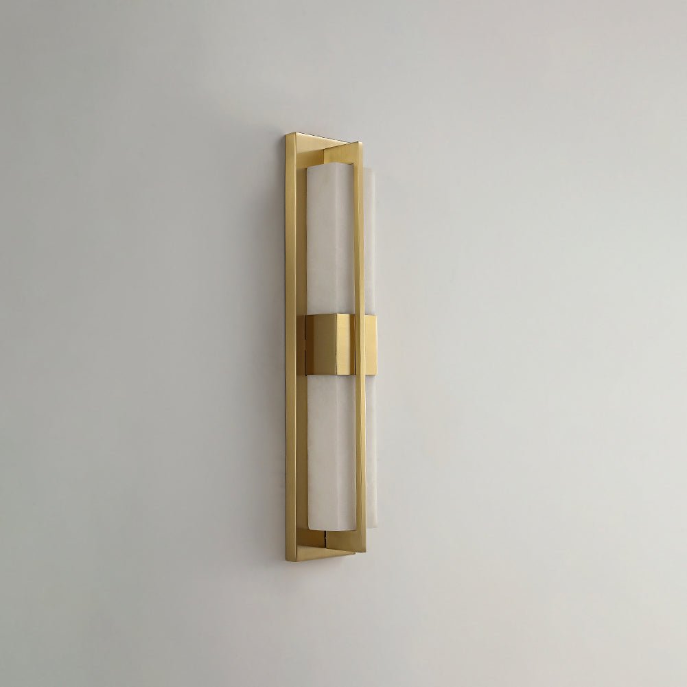 Freyza | Applique murale en laiton albâtre Caspian – chambre, couloir