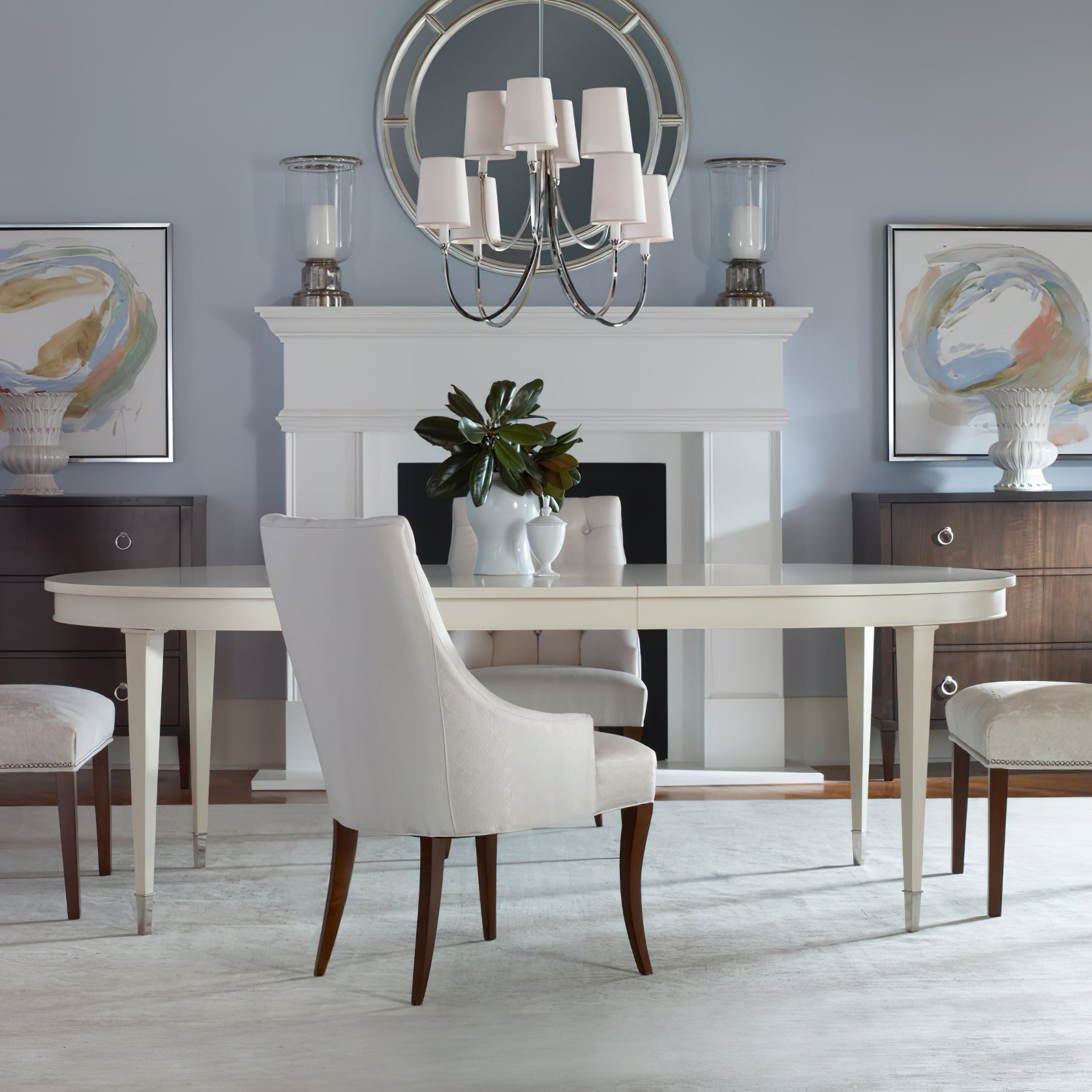 Freyza | Ilsoris postmoderner Luxus-Stoffkronleuchter – modernes Esszimmer, Wohnzimmer