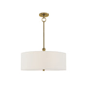 Freyza | Olvynis Hanging Brass Brass Fabric Pendant Light – Kitchen Dining Room