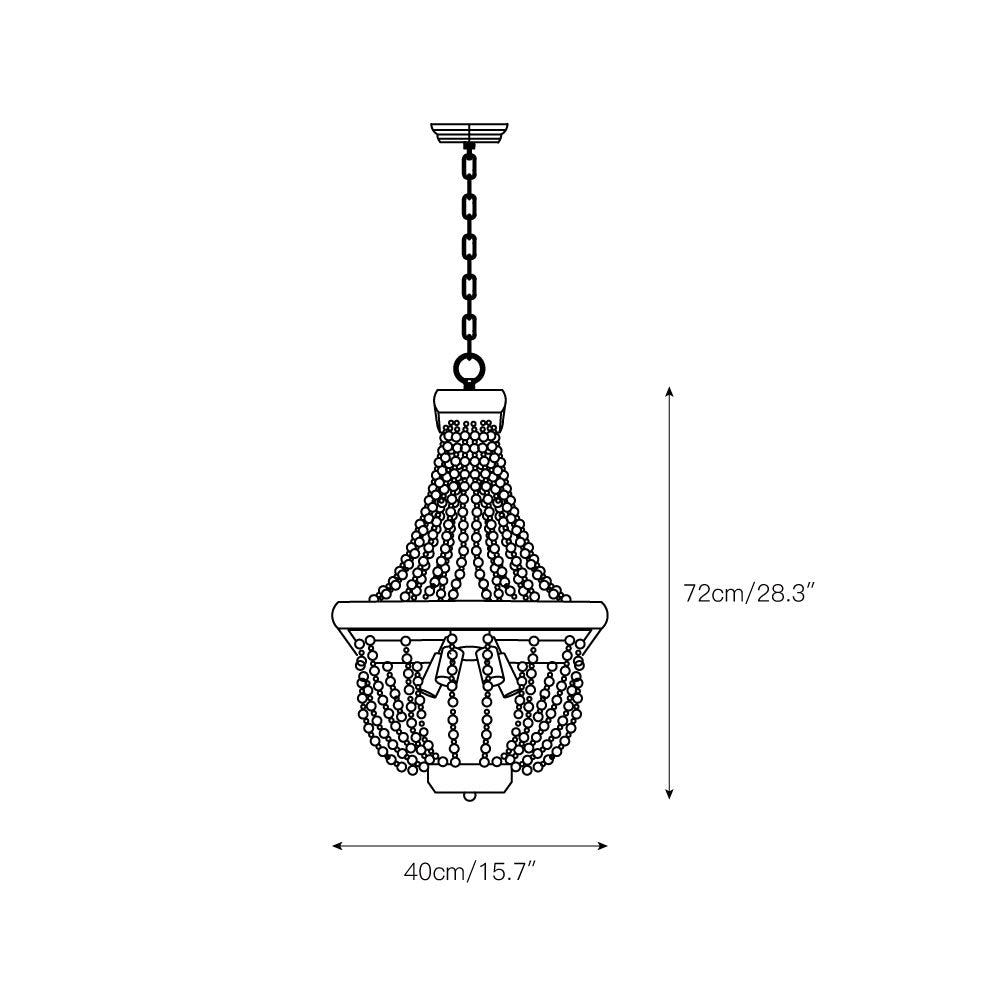 Freyza | Aursorir Postmodern Luxury Wood Chandelier – Modern Dining Room Living Room