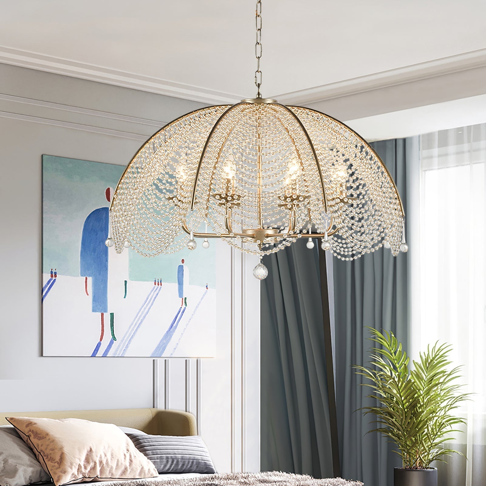 Freyza | Ulsilus Elegance Style Crystal Chandelier – Dining Room Living Room