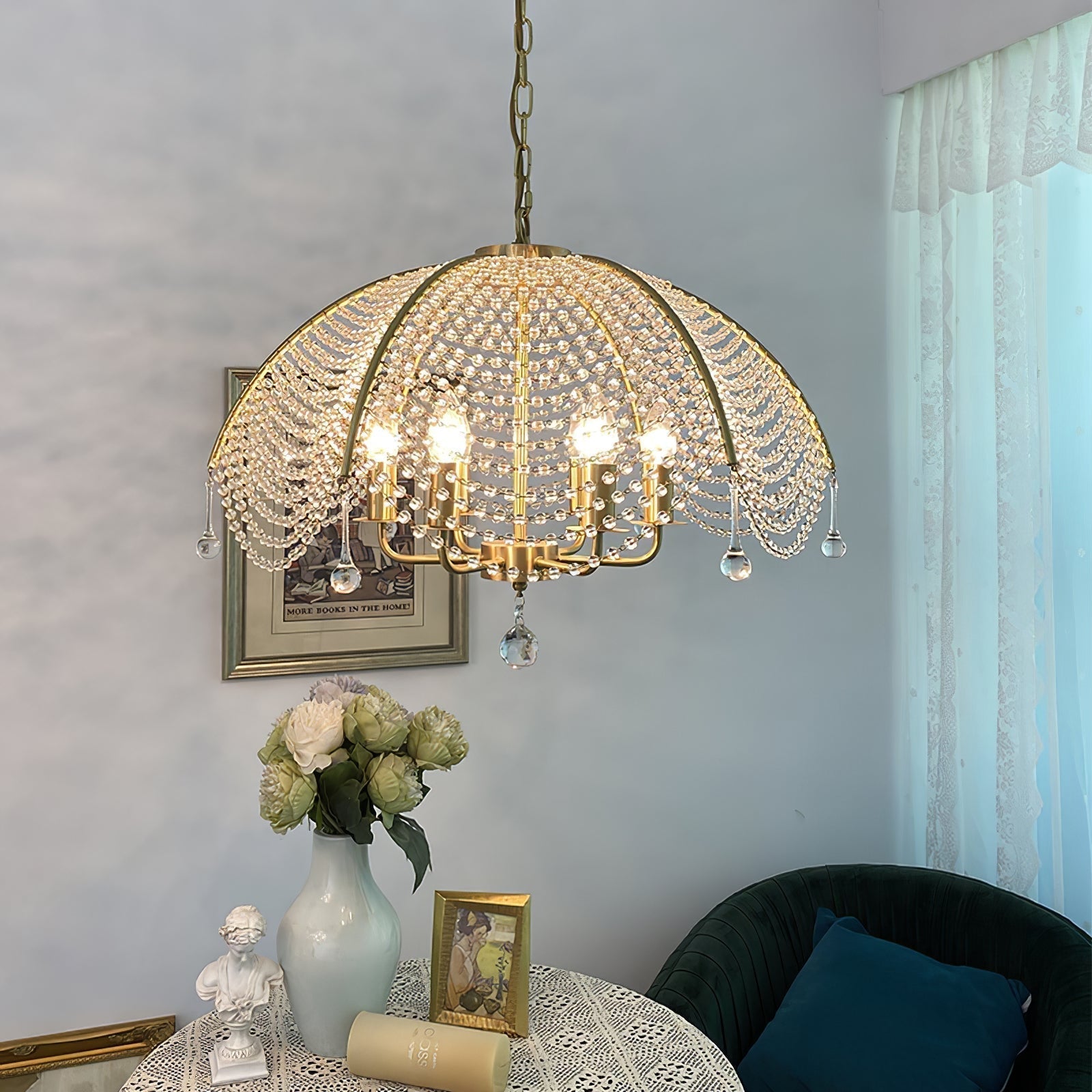 Freyza | Ulsilus Elegance Style Crystal Chandelier – Dining Room Living Room