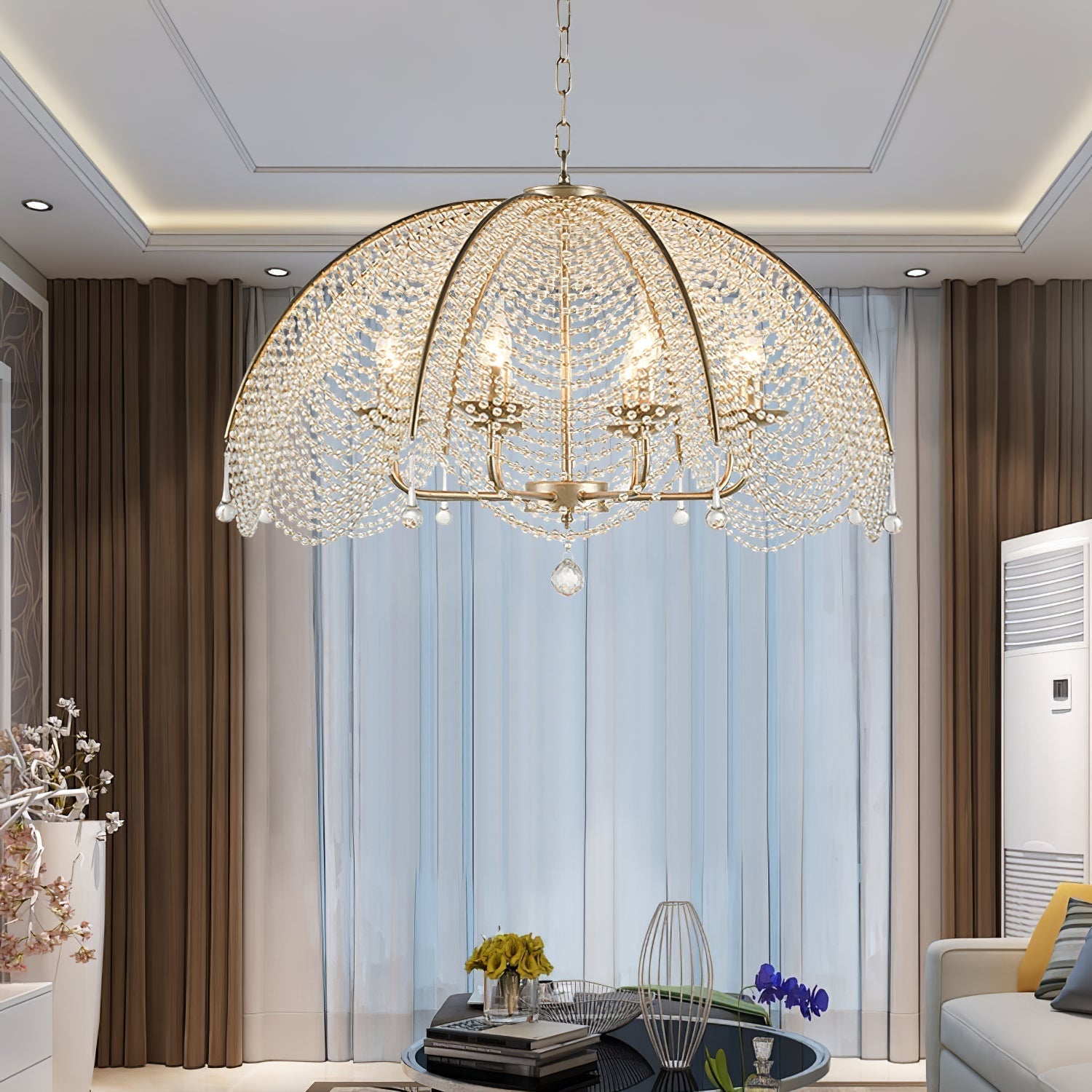 Freyza | Ulsilus Elegance Style Crystal Chandelier – Dining Room Living Room