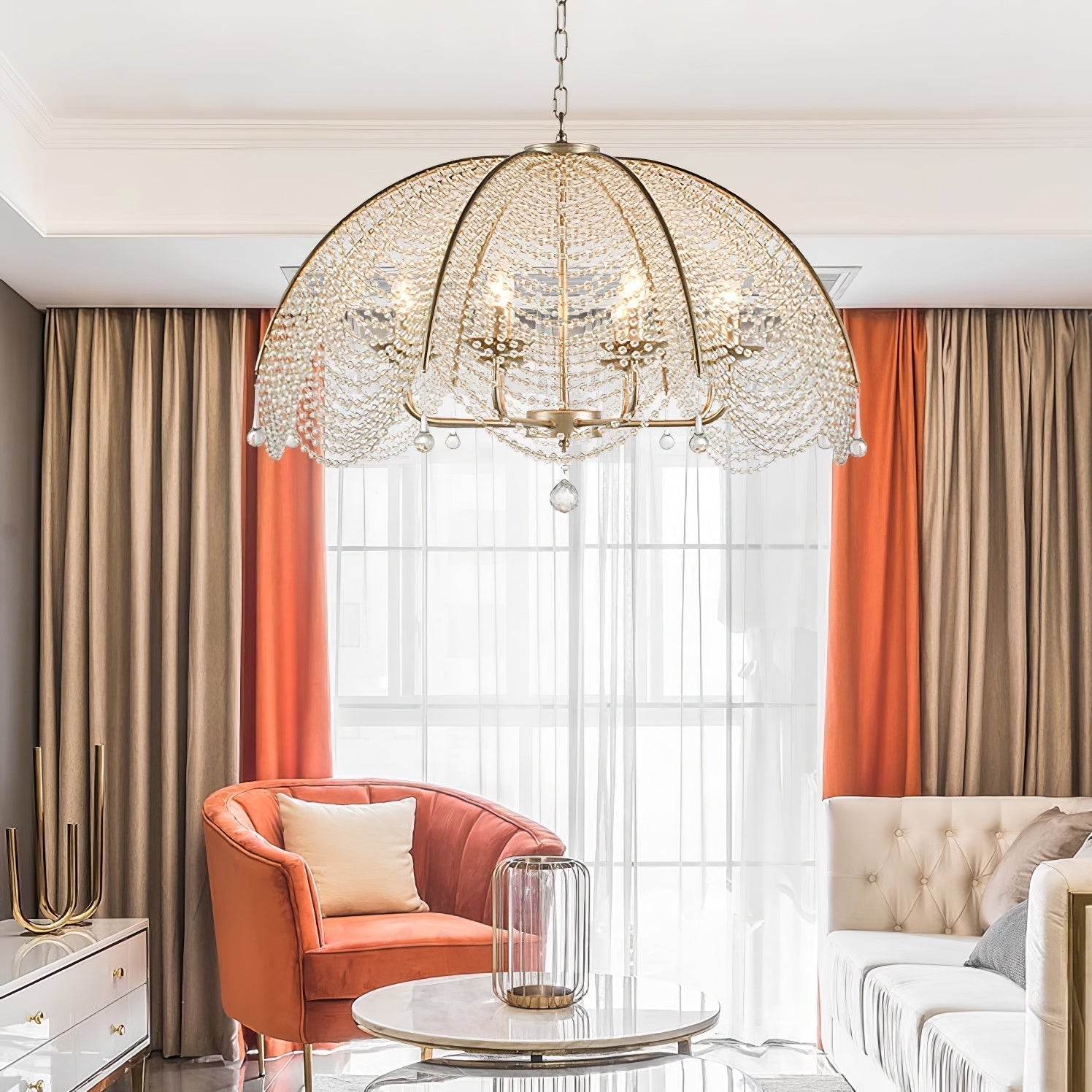 Freyza | Ulsilus Elegance Style Crystal Chandelier – Dining Room Living Room