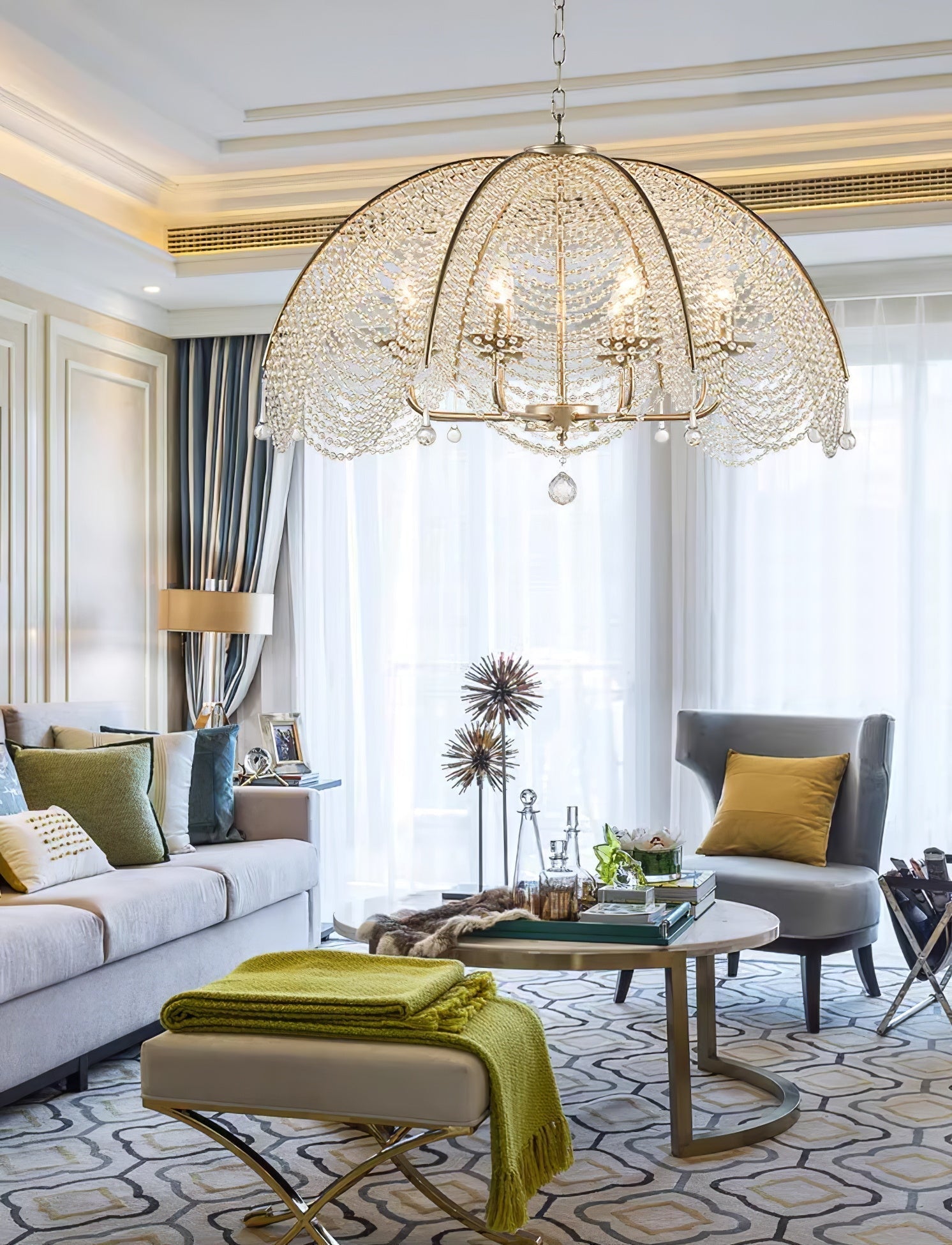 Freyza | Ulsilus Elegance Style Crystal Chandelier – Dining Room Living Room