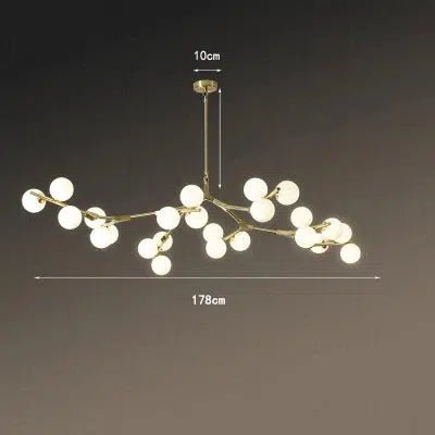 Freyza - Regent's Glow | Elegant Modern Black And Gold Chandelier Light