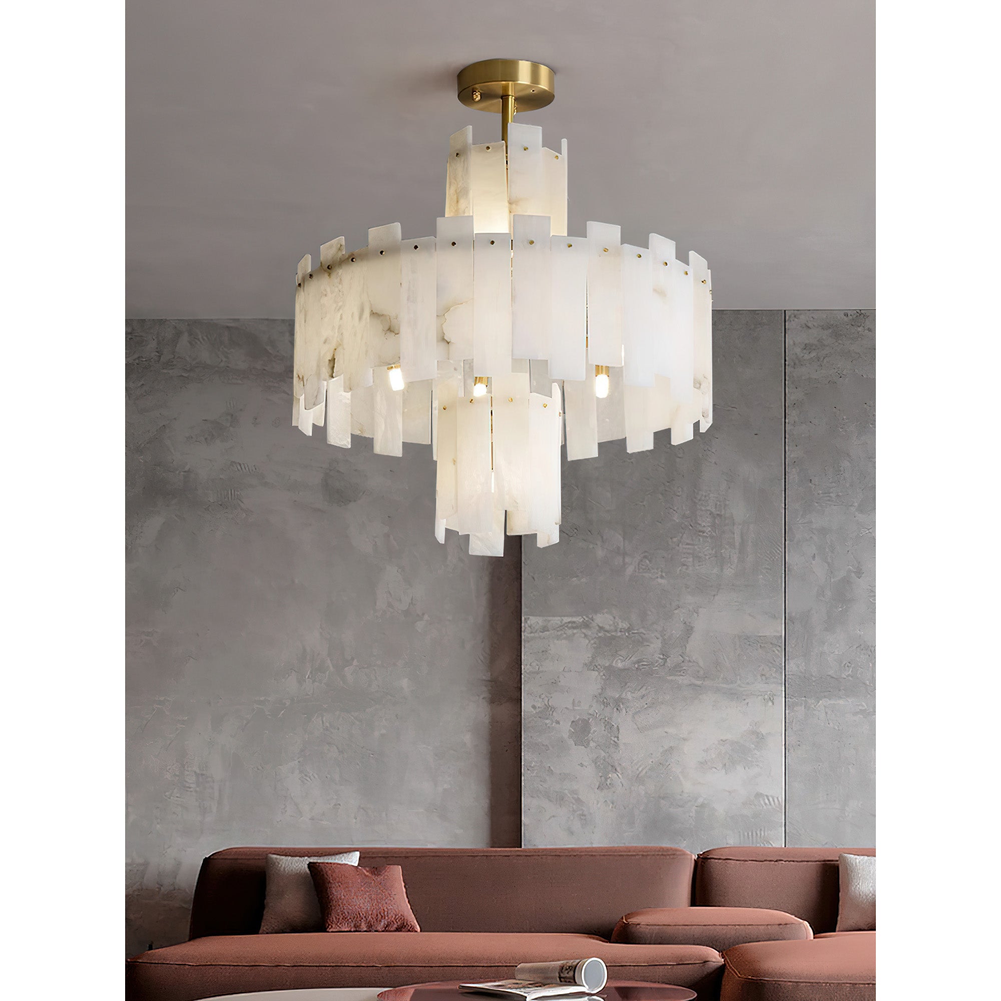 Freyza | Zosolia Luxus-Messing-Kronleuchter – Esszimmer Wohnzimmer