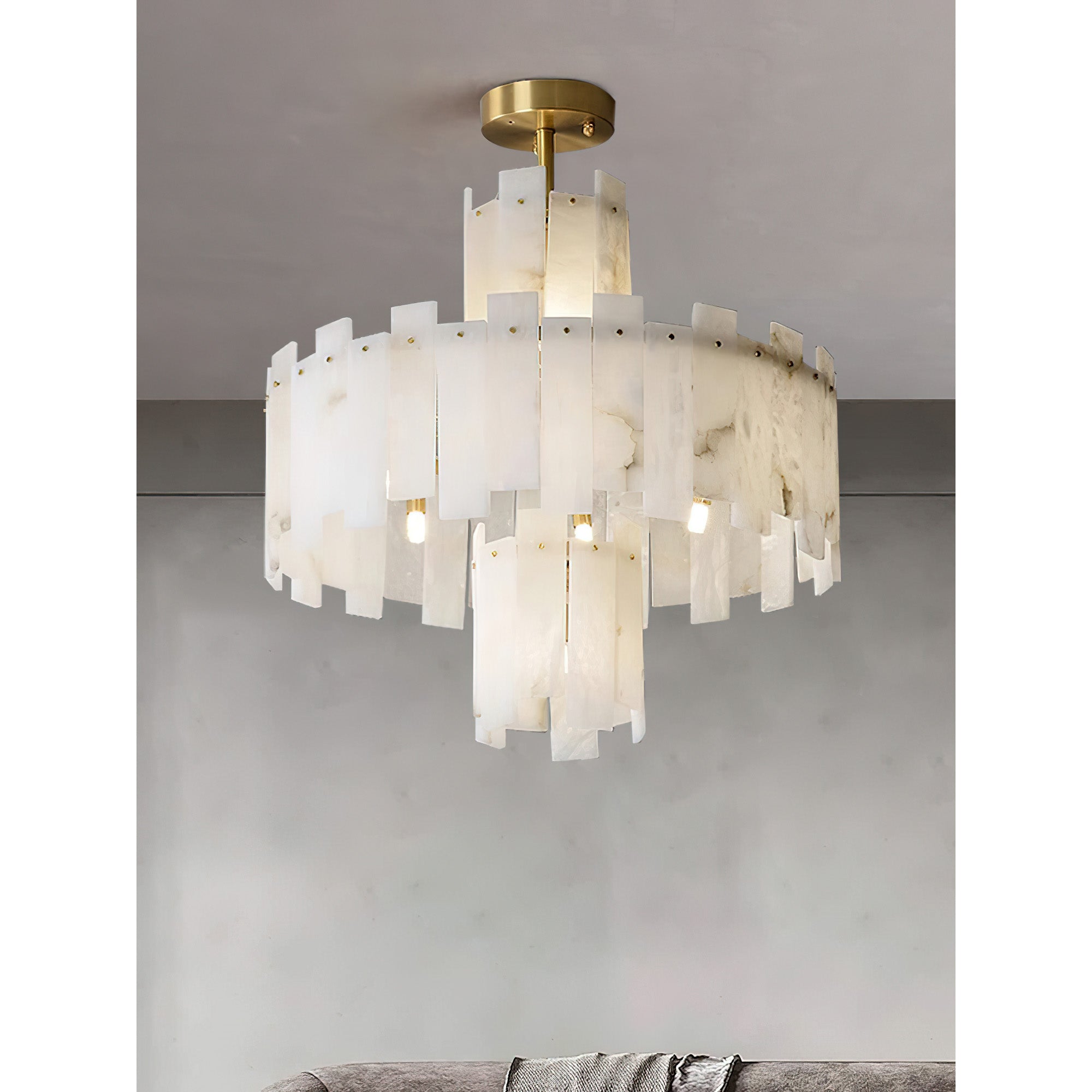 Freyza | Zosolia Luxus-Messing-Kronleuchter – Esszimmer Wohnzimmer