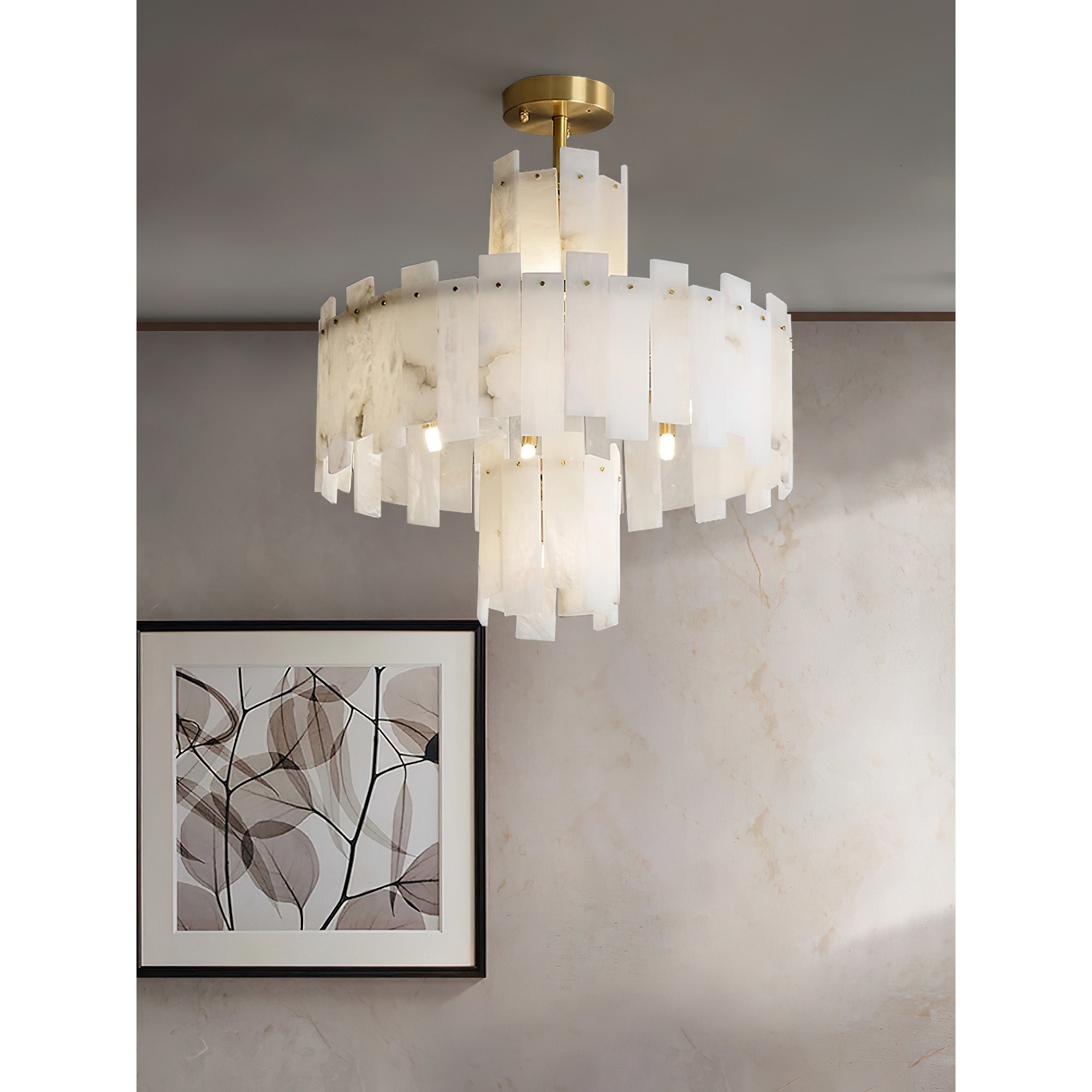 Freyza | Zosolia Luxus-Messing-Kronleuchter – Esszimmer Wohnzimmer