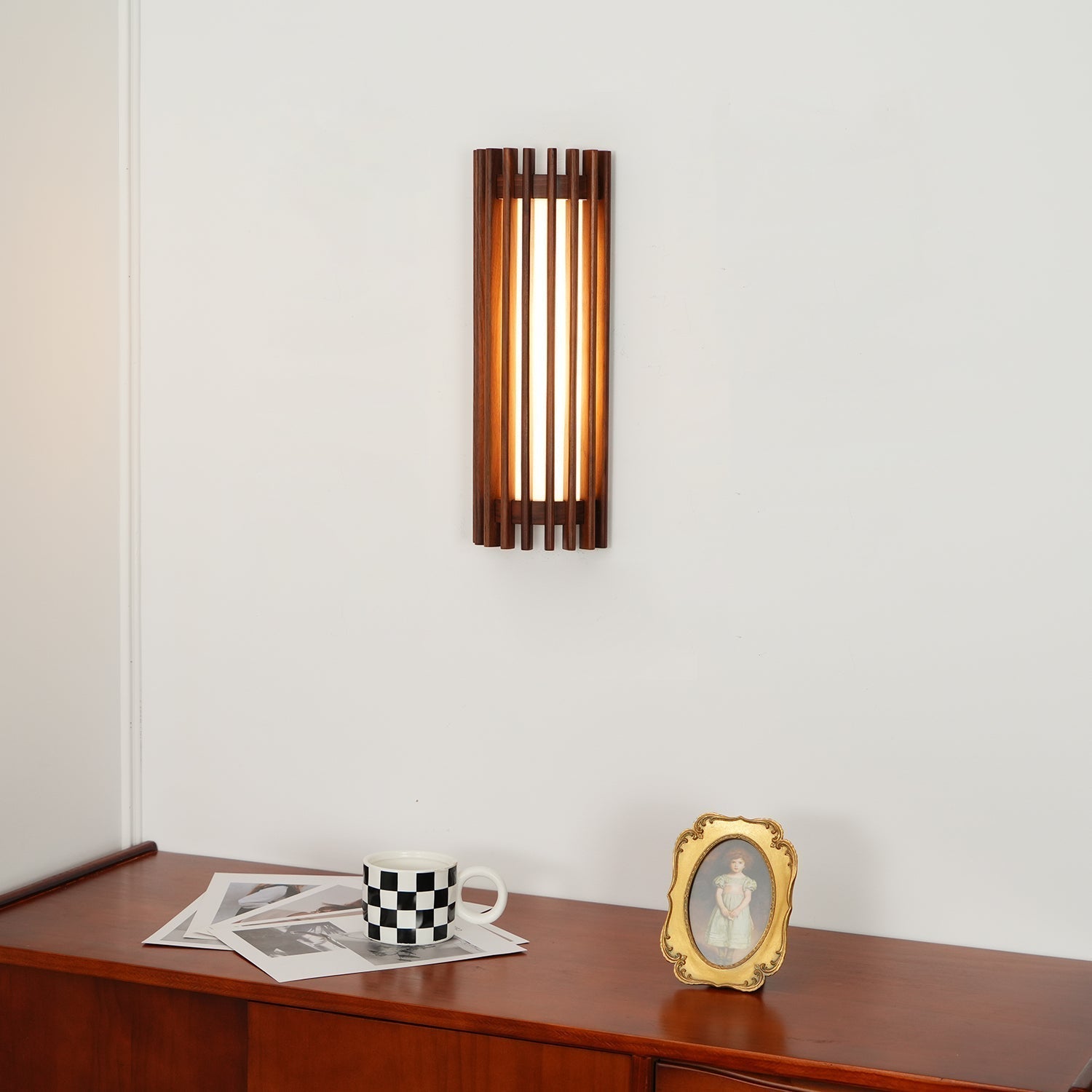 Freyza | Neyra applique murale d’intérieur en noyer – chambre, salon