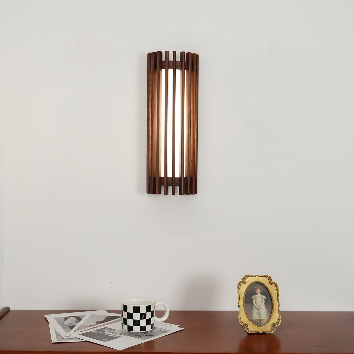 Freyza | Neyra applique murale d’intérieur en noyer – chambre, salon