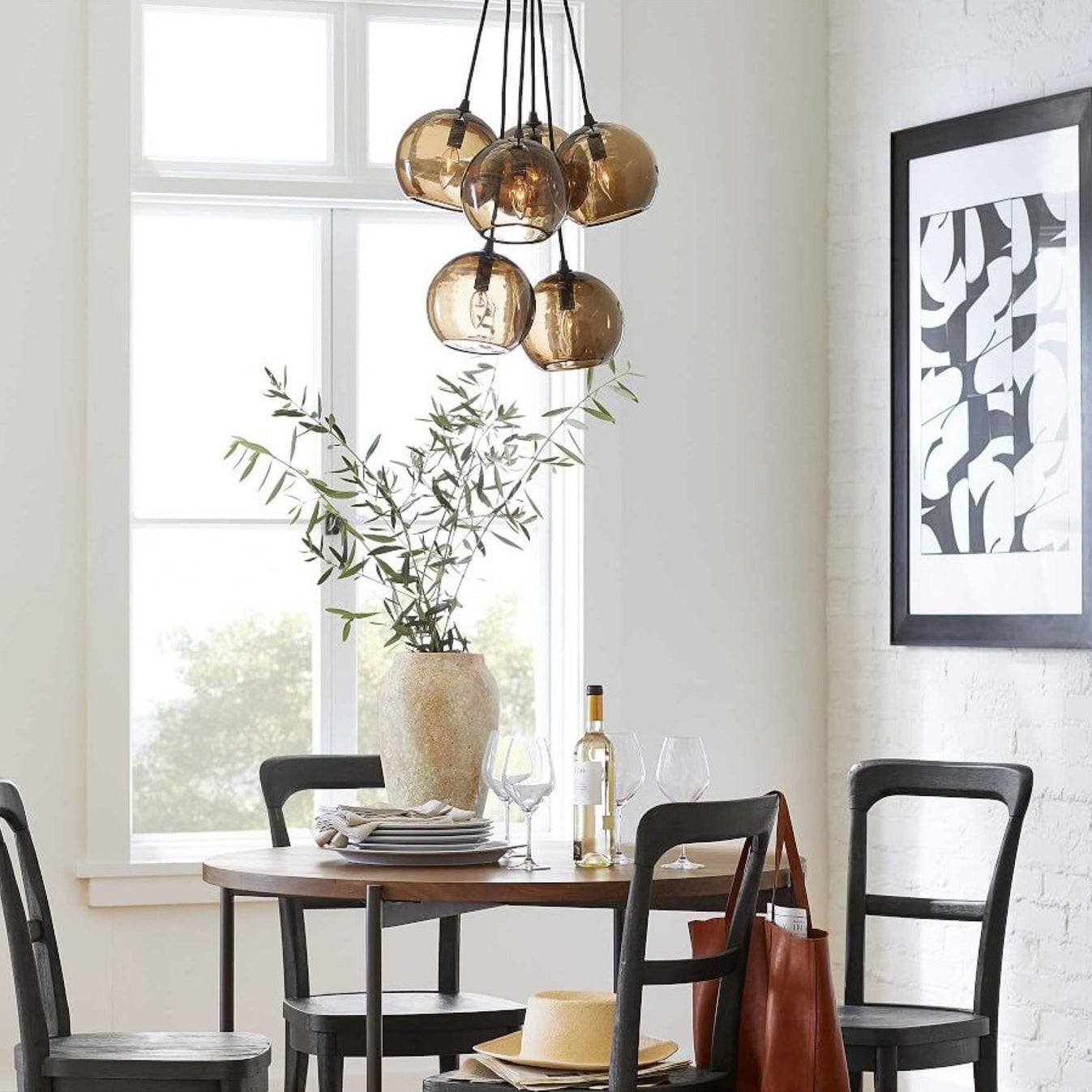 Freyza | Ucaryra Glass Pendant Glass Pendant Light – Kitchen Dining Room
