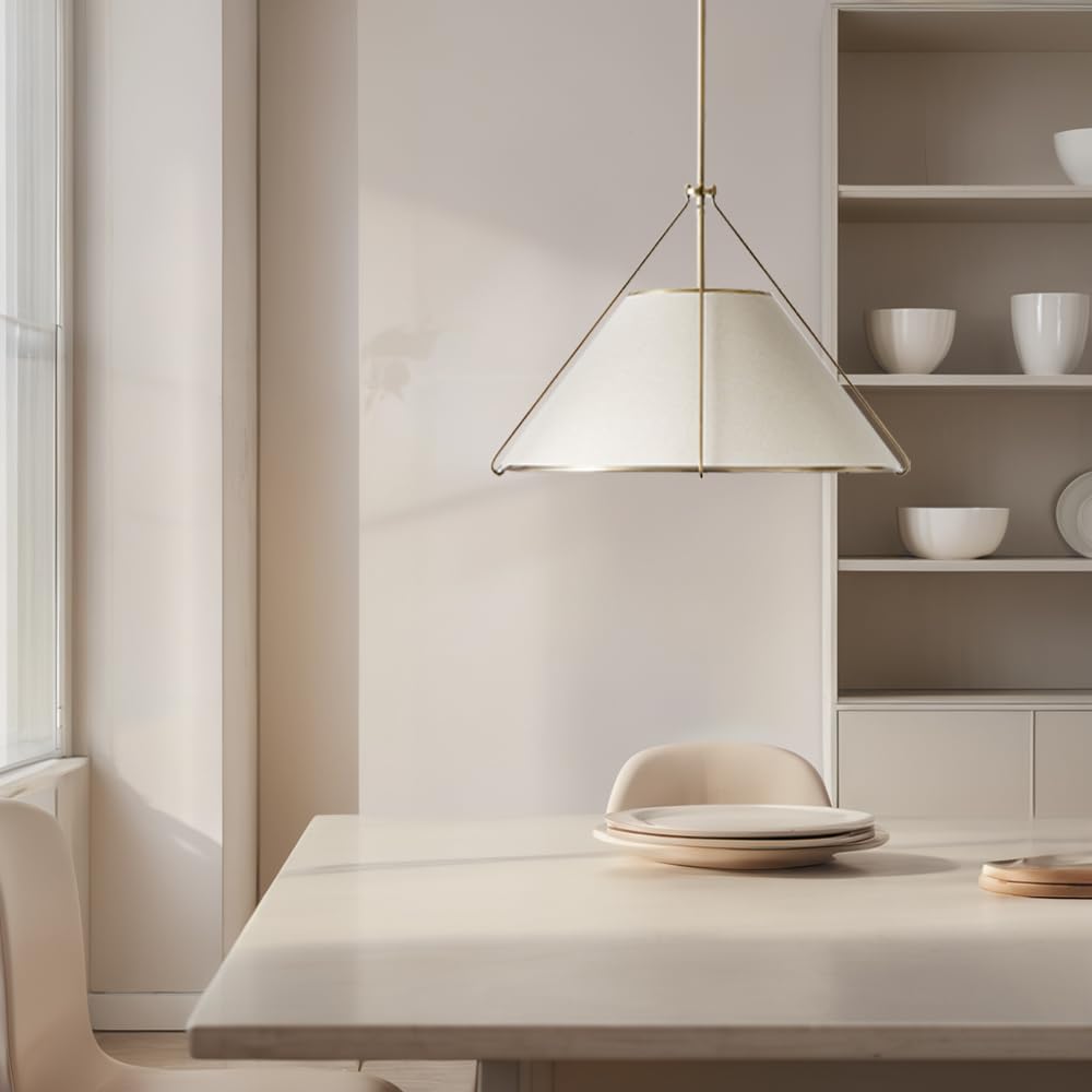 Freyza | Voloraris Vintage Industrial Fabric Pendant Light – Industrial Kitchen Dining Room