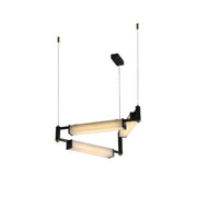 Freyza | Arsorara Brass Alabaster Brass Chandelier – Dining Room Living Room