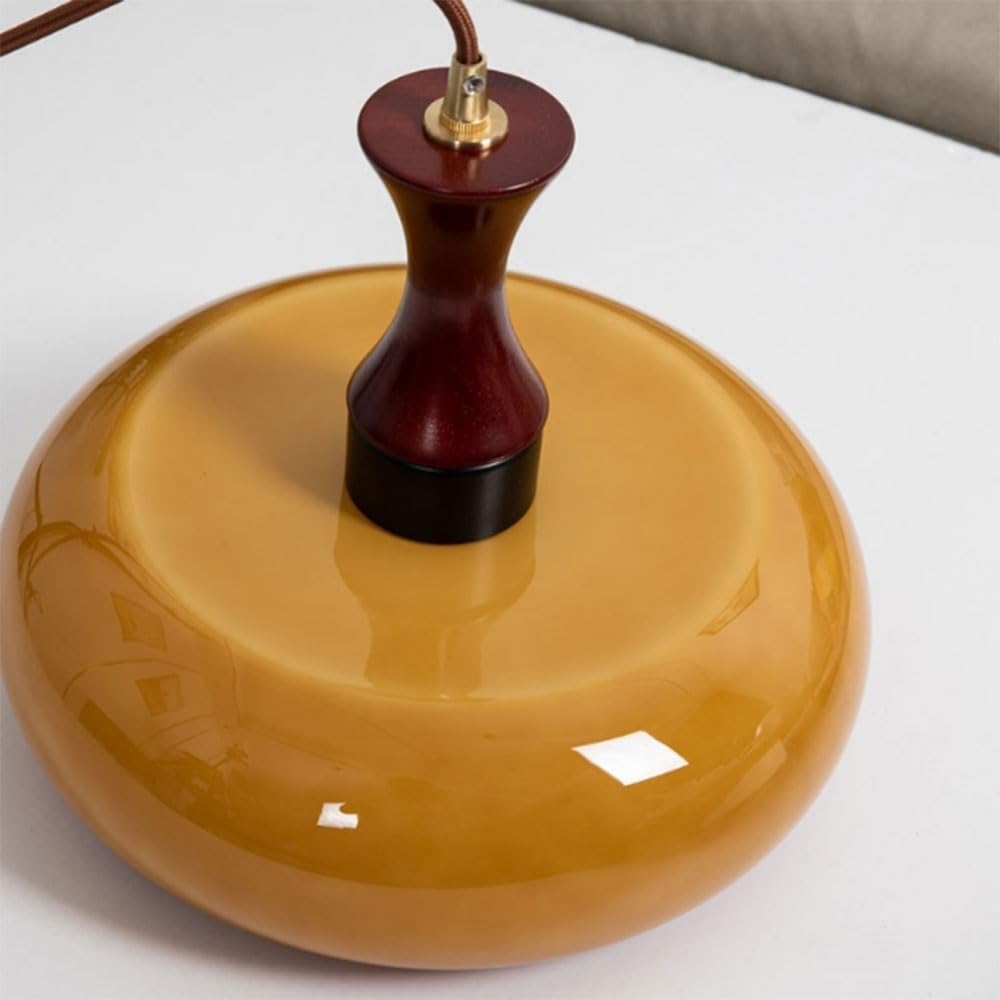 Freyza | Luminaire suspendu vintage Arisha en verre LED – Cuisine et salle à manger vintage