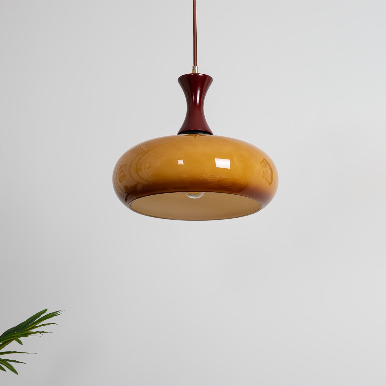 Freyza | Luminaire suspendu vintage Arisha en verre LED – Cuisine et salle à manger vintage