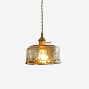 Freyza | Lampe à suspension vintage en verre ambré Amberlyn – Cuisine et salle à manger vintage