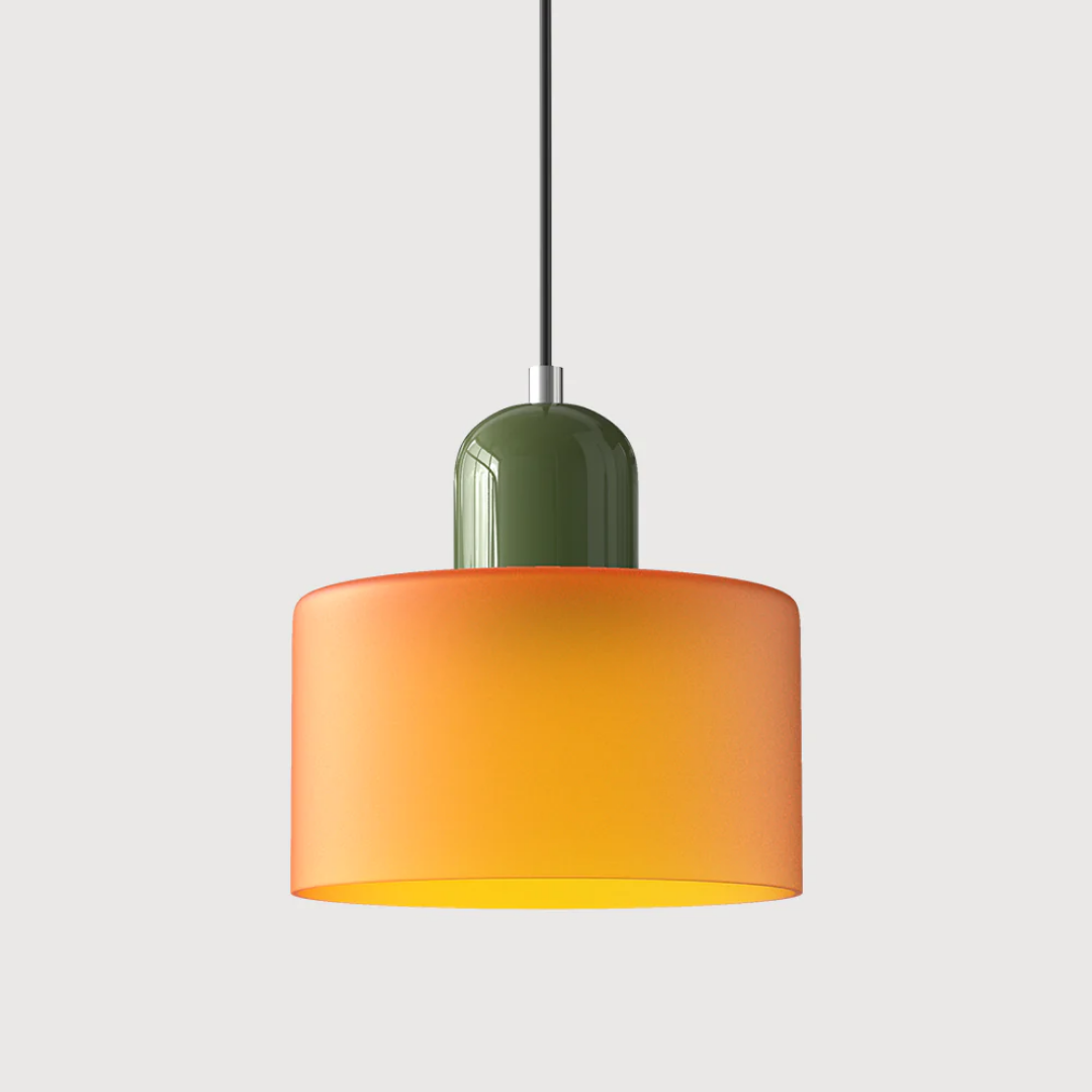 Retro Hanging Lamp | Adjustable Glass Pendant Light with Warm Glow | Stylish Kitchen Lighting for Cozy Interiors 0