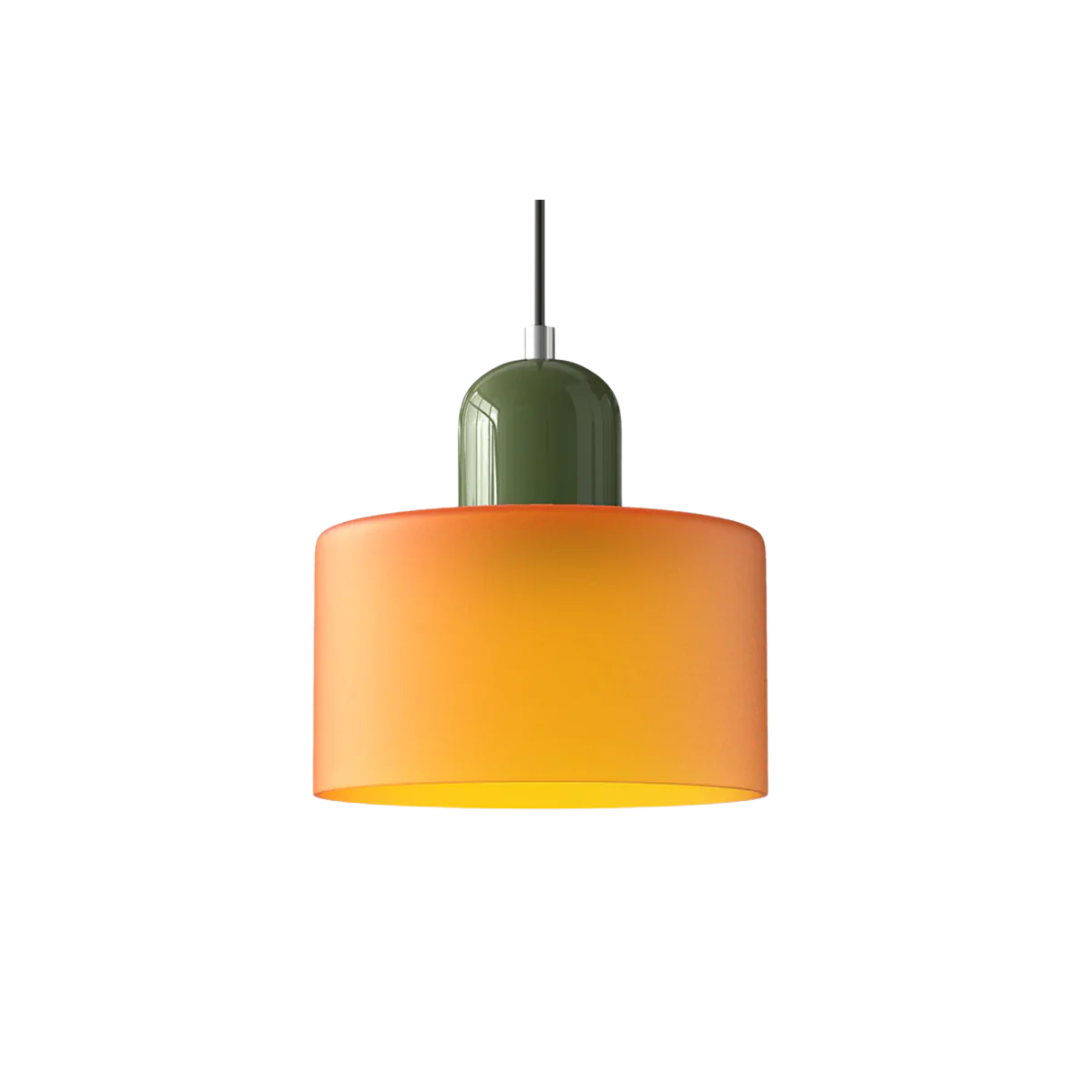 Retro Hanging Lamp | Adjustable Glass Pendant Light with Warm Glow | Stylish Kitchen Lighting for Cozy Interiors 1