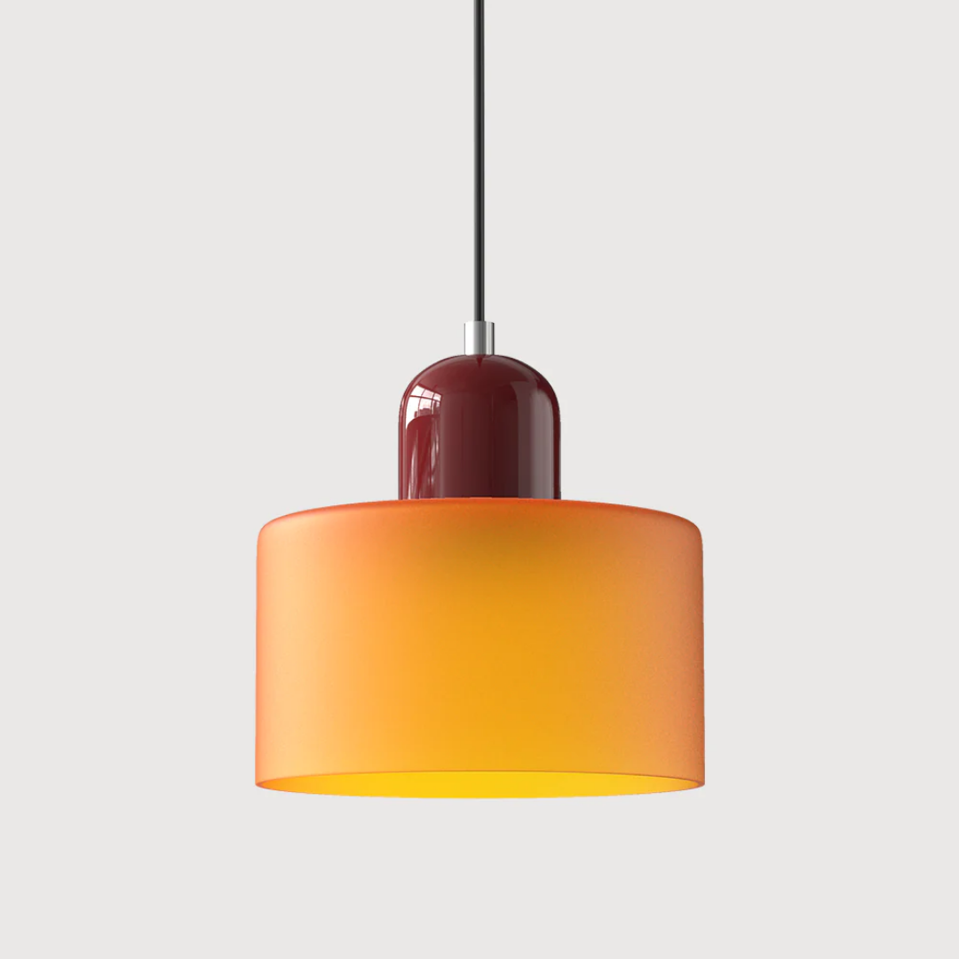 Retro Hanging Lamp | Adjustable Glass Pendant Light with Warm Glow | Stylish Kitchen Lighting for Cozy Interiors 10