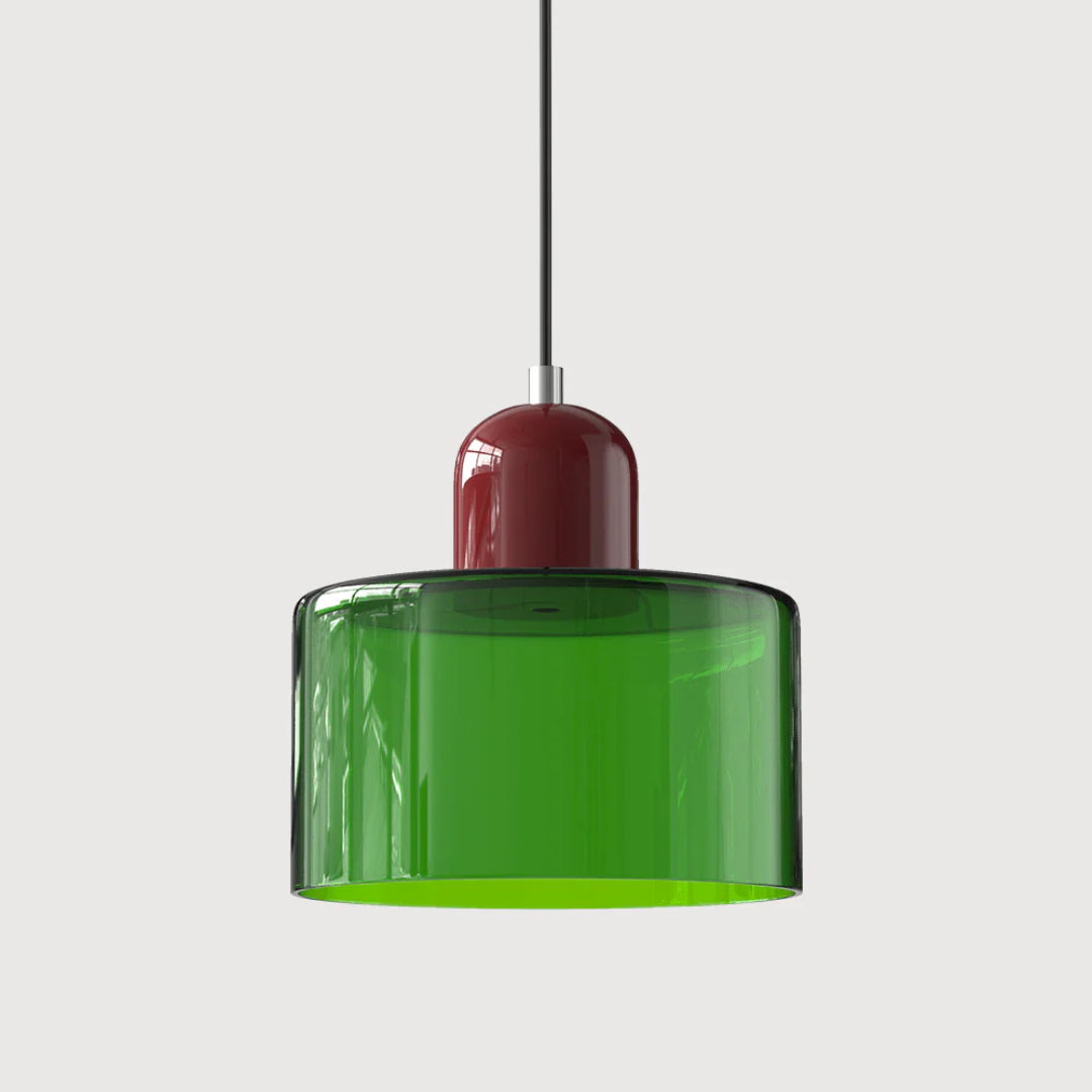 Retro Hanging Lamp | Adjustable Glass Pendant Light with Warm Glow | Stylish Kitchen Lighting for Cozy Interiors 15