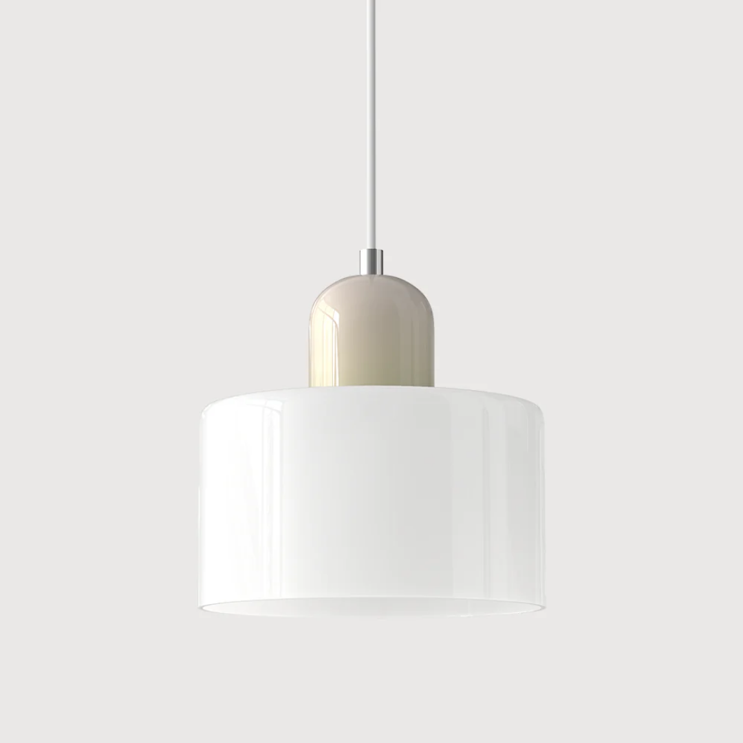 Retro Hanging Lamp | Adjustable Glass Pendant Light with Warm Glow | Stylish Kitchen Lighting for Cozy Interiors 18