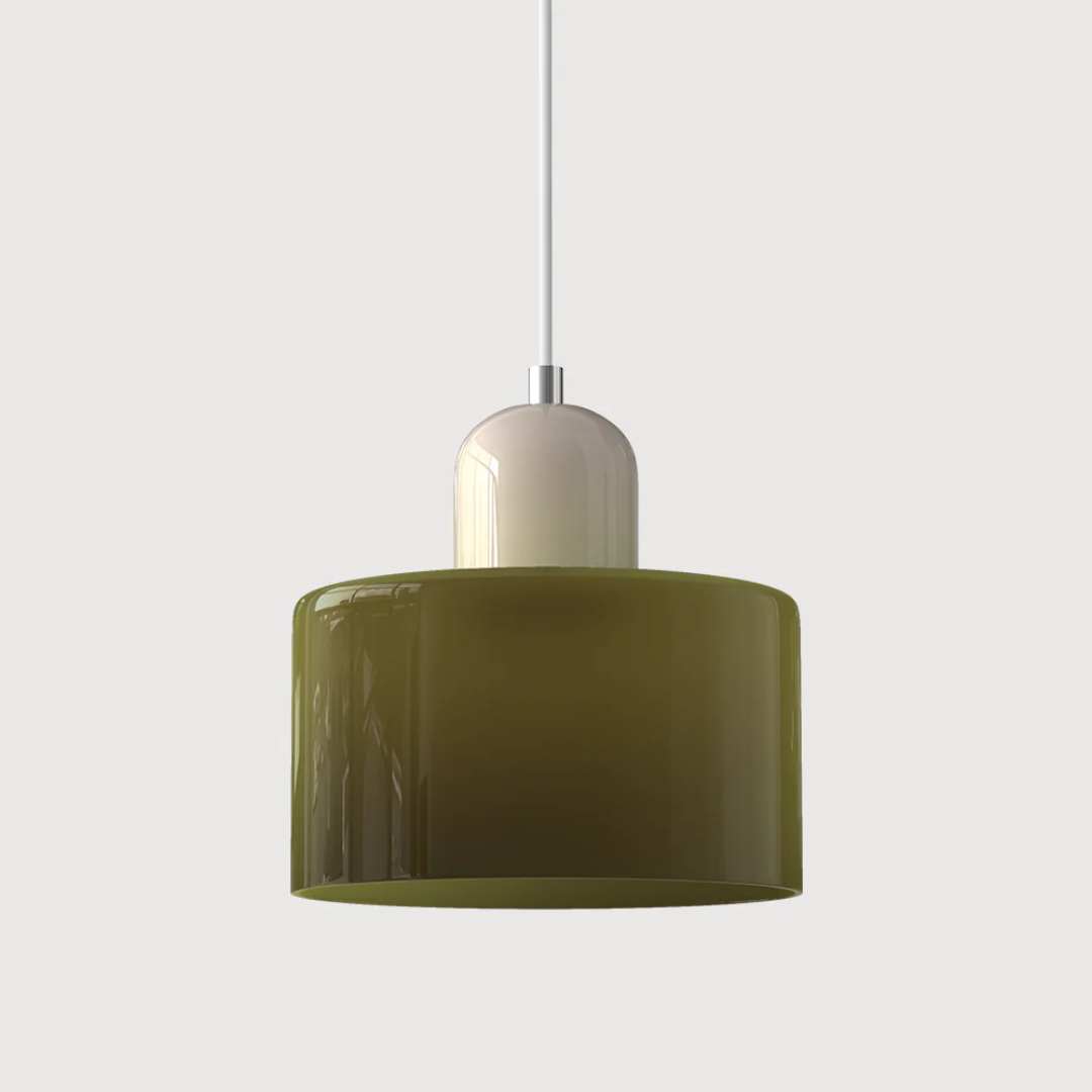 Retro Hanging Lamp | Adjustable Glass Pendant Light with Warm Glow | Stylish Kitchen Lighting for Cozy Interiors 19