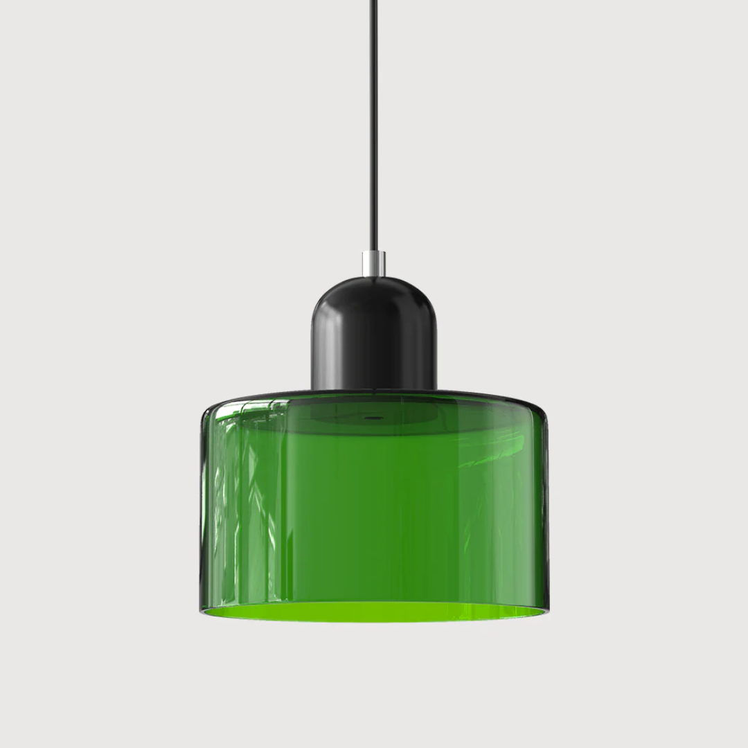 Retro Hanging Lamp | Adjustable Glass Pendant Light with Warm Glow | Stylish Kitchen Lighting for Cozy Interiors 22