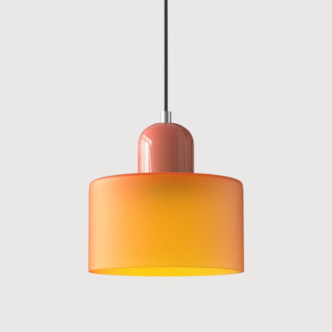 Retro Hanging Lamp | Adjustable Glass Pendant Light with Warm Glow | Stylish Kitchen Lighting for Cozy Interiors 24