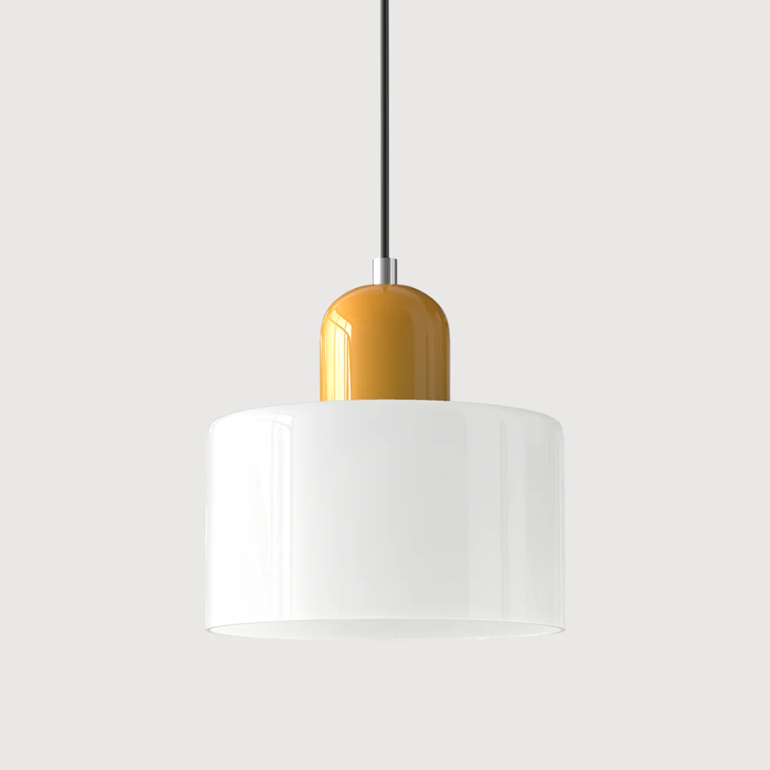 Retro Hanging Lamp | Adjustable Glass Pendant Light with Warm Glow | Stylish Kitchen Lighting for Cozy Interiors 25