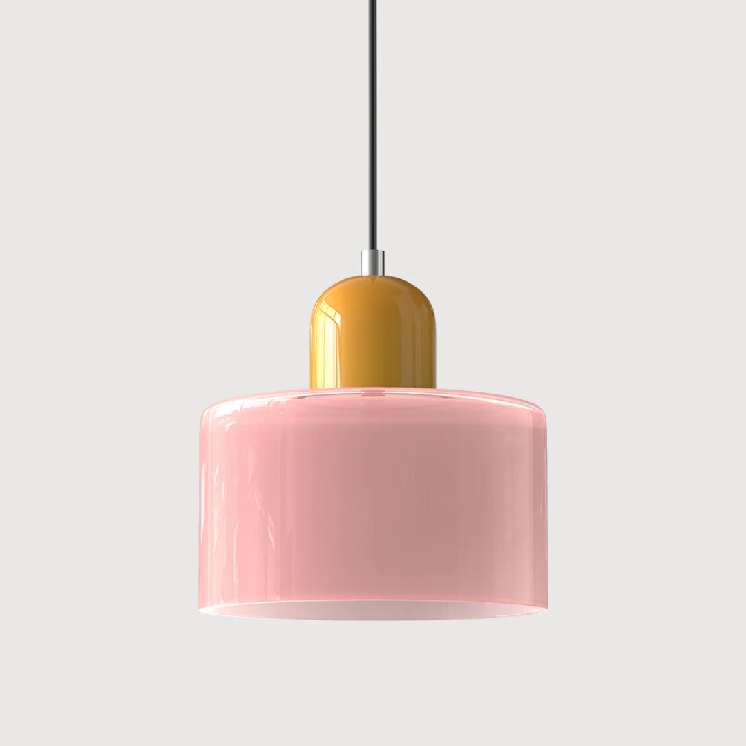 Retro Hanging Lamp | Adjustable Glass Pendant Light with Warm Glow | Stylish Kitchen Lighting for Cozy Interiors 26