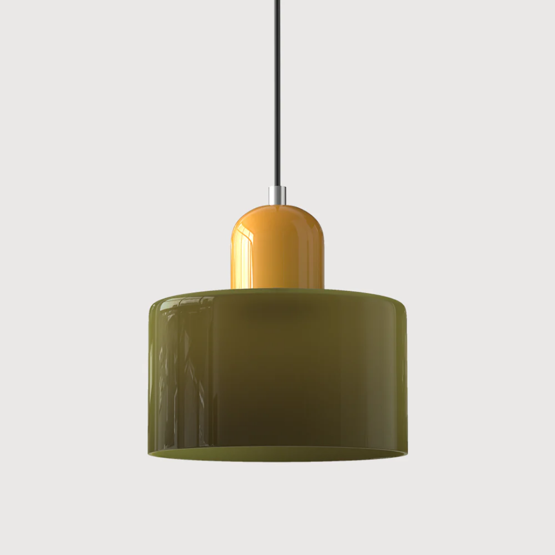 Retro Hanging Lamp | Adjustable Glass Pendant Light with Warm Glow | Stylish Kitchen Lighting for Cozy Interiors 32