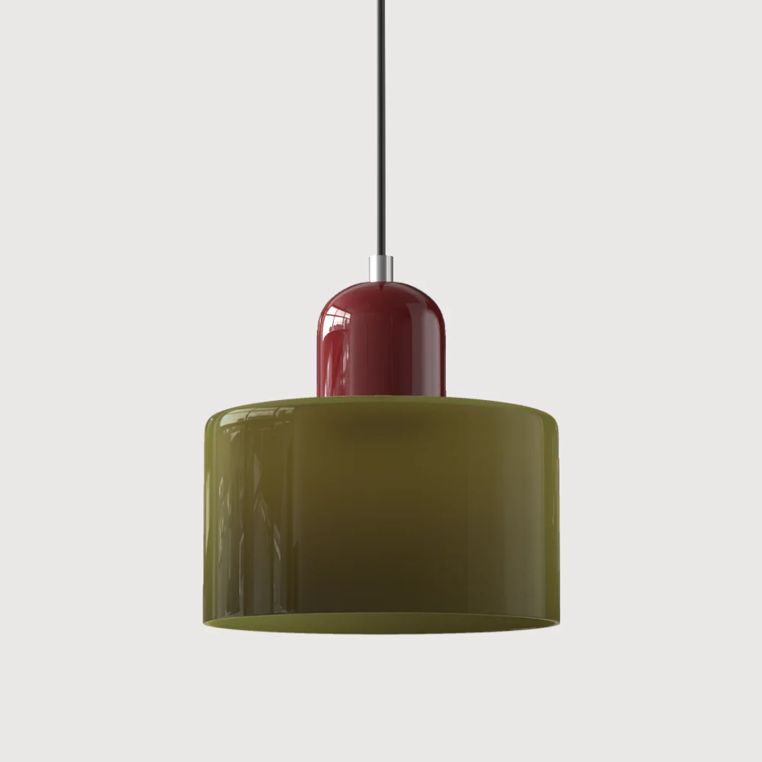 Retro Hanging Lamp | Adjustable Glass Pendant Light with Warm Glow | Stylish Kitchen Lighting for Cozy Interiors 35