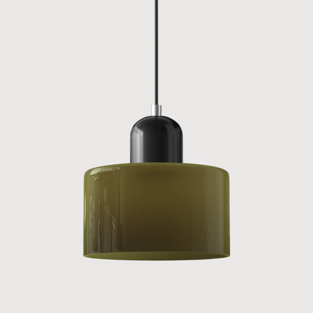 Retro Hanging Lamp | Adjustable Glass Pendant Light with Warm Glow | Stylish Kitchen Lighting for Cozy Interiors 41