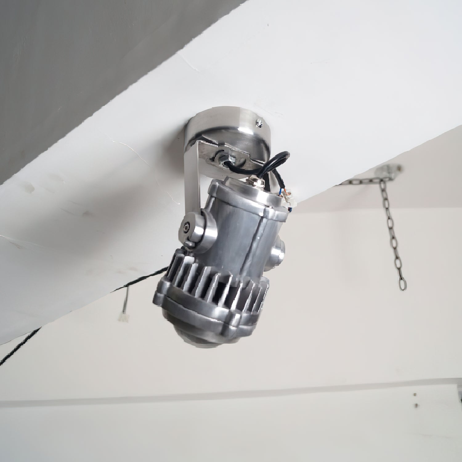 Freyza | Ivinan Retro Industrial Glass Ceiling Light – Industrial Bedroom Living Room