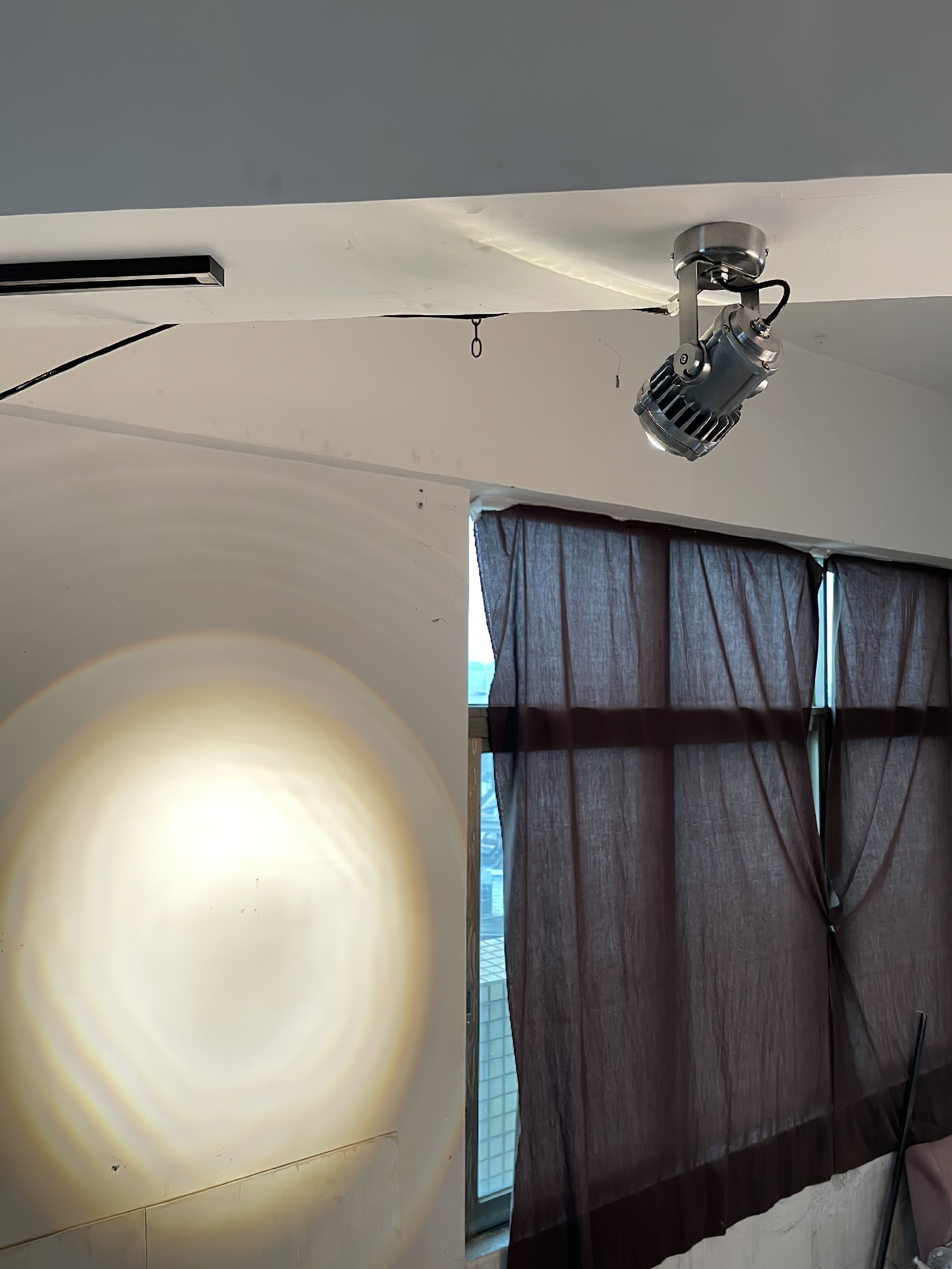 Freyza | Ivinan Retro Industrial Glass Ceiling Light – Industrial Bedroom Living Room